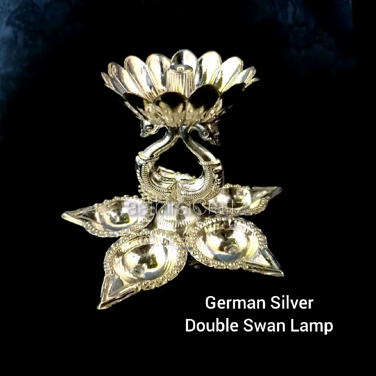 German Silver Gift Double Swan