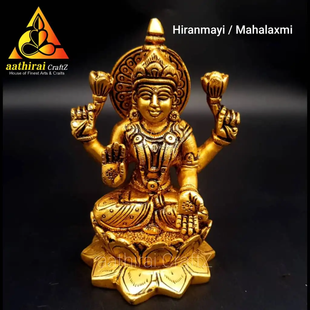 Hiranmayi / Mahalaxmi Idol / Lakshmi on Lotus Peedam