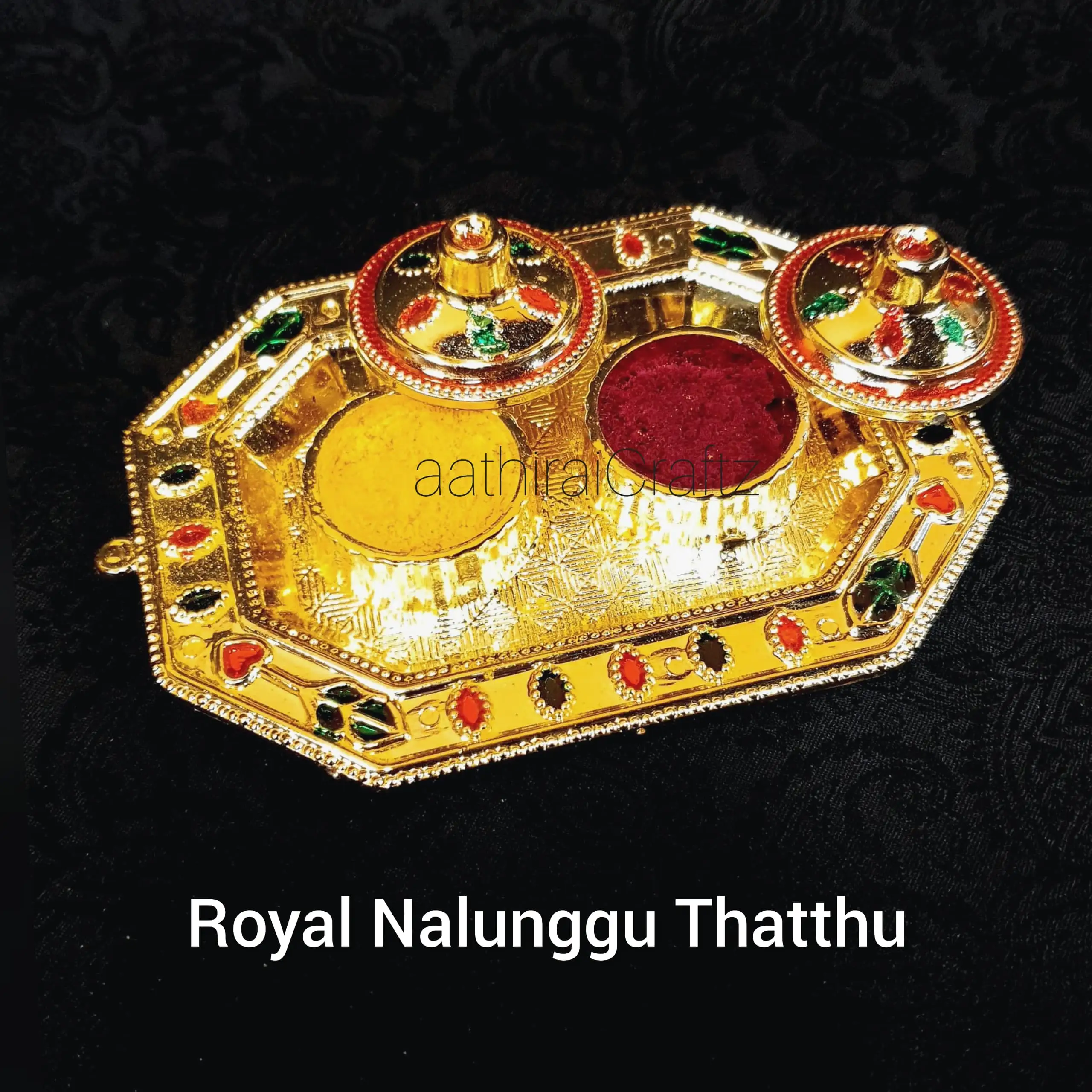 Nalungu Thattu Manjal Kumkum Tray - secondary