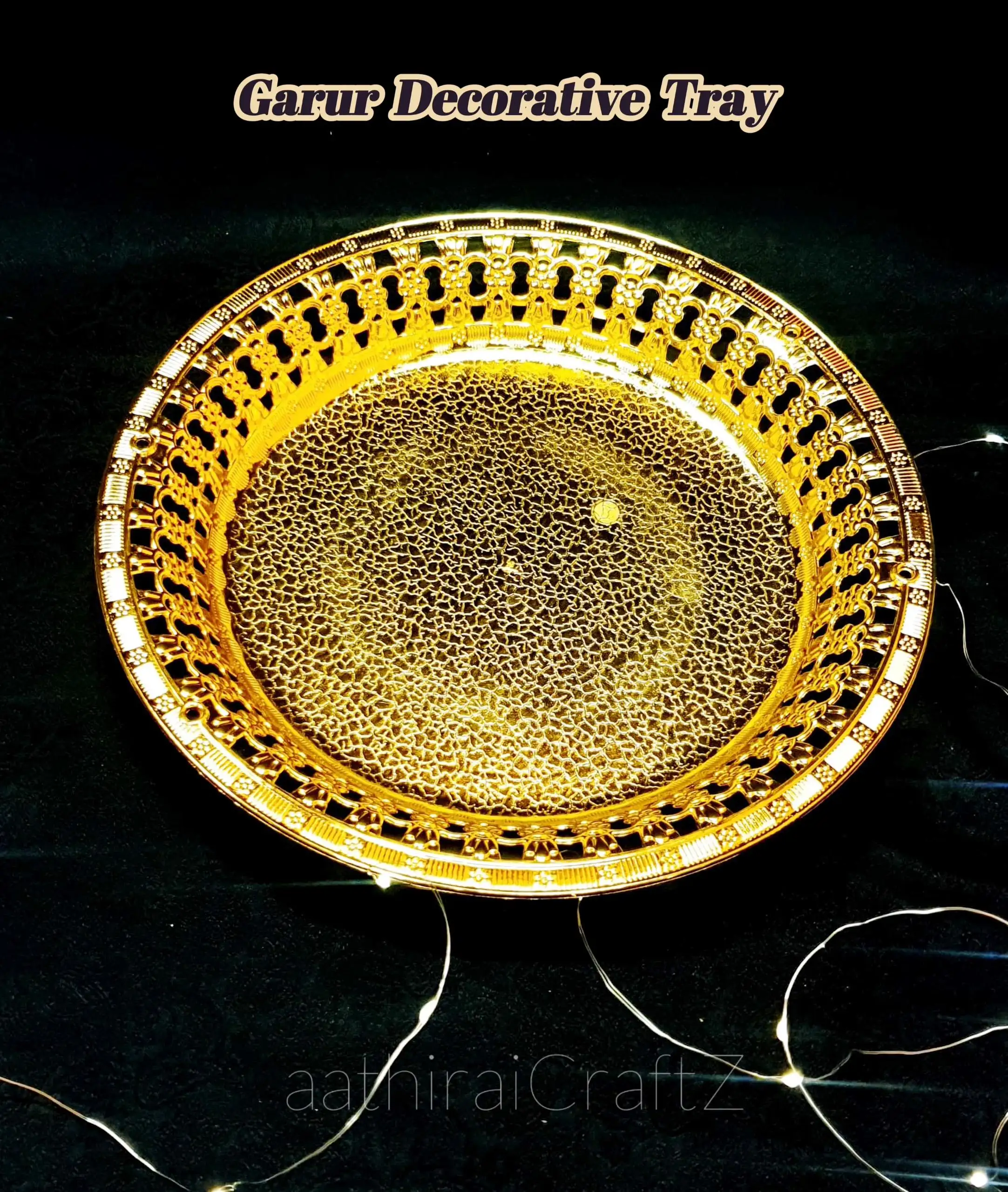 Garur Pooja / Decorative Plates / Pooja Trays - XS