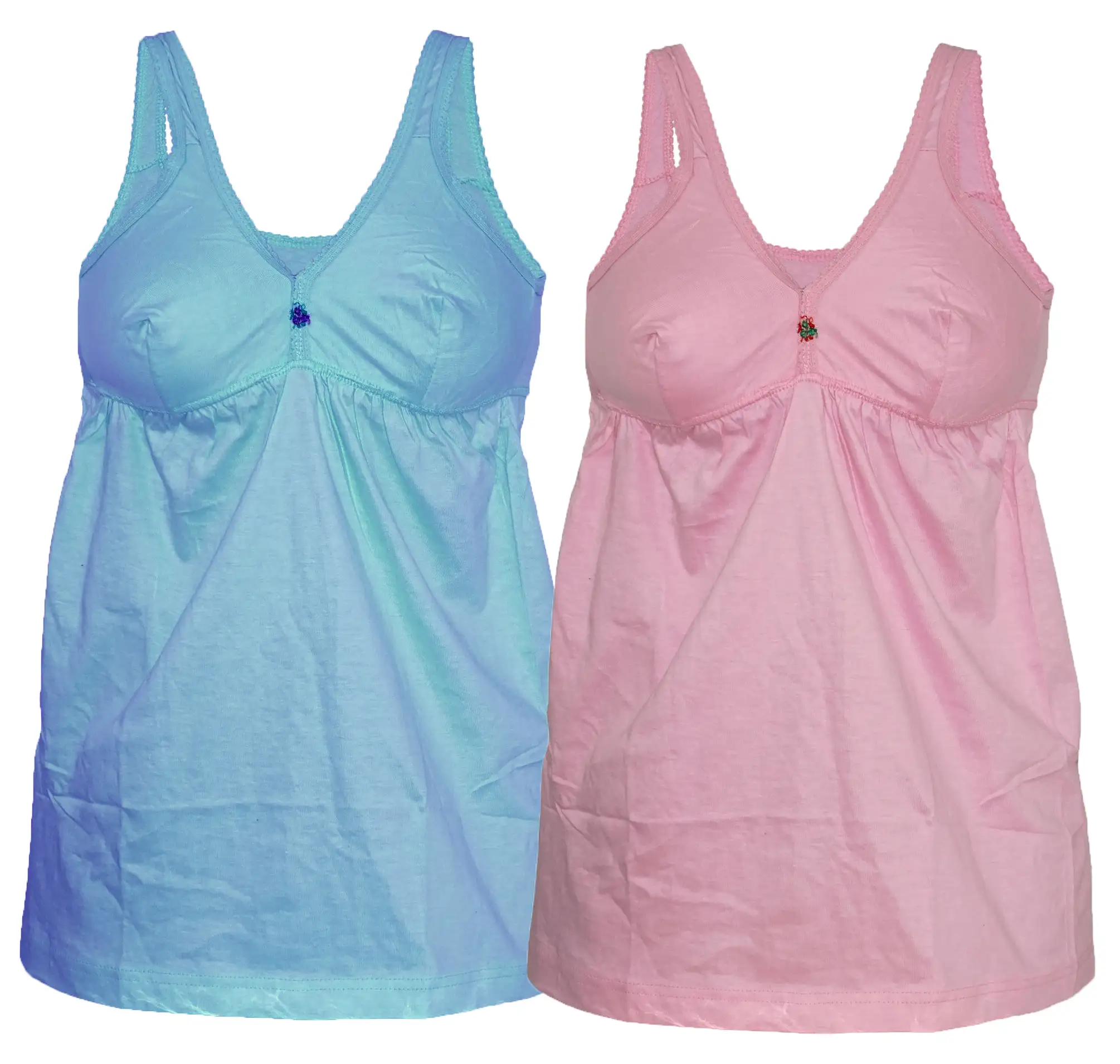 Women Cotton Comisole Slip Multicolor (WHITE) Pack of 2hafeelatextiles Women Cotton Comisole Slip Multicolor (WHITE) Pack of 2hafeelatextiles