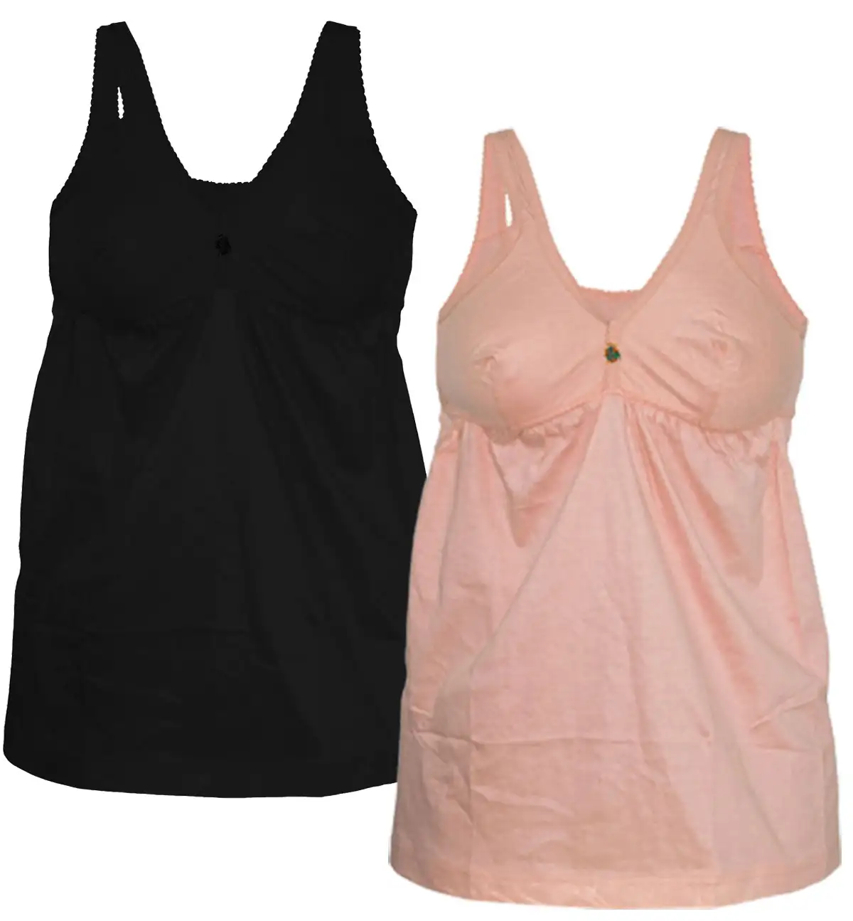 Women Cotton Comisole Slip Multicolor (WHITE) Pack of 2hafeelatextiles Women Cotton Comisole Slip Multicolor (WHITE) Pack of 2hafeelatextiles