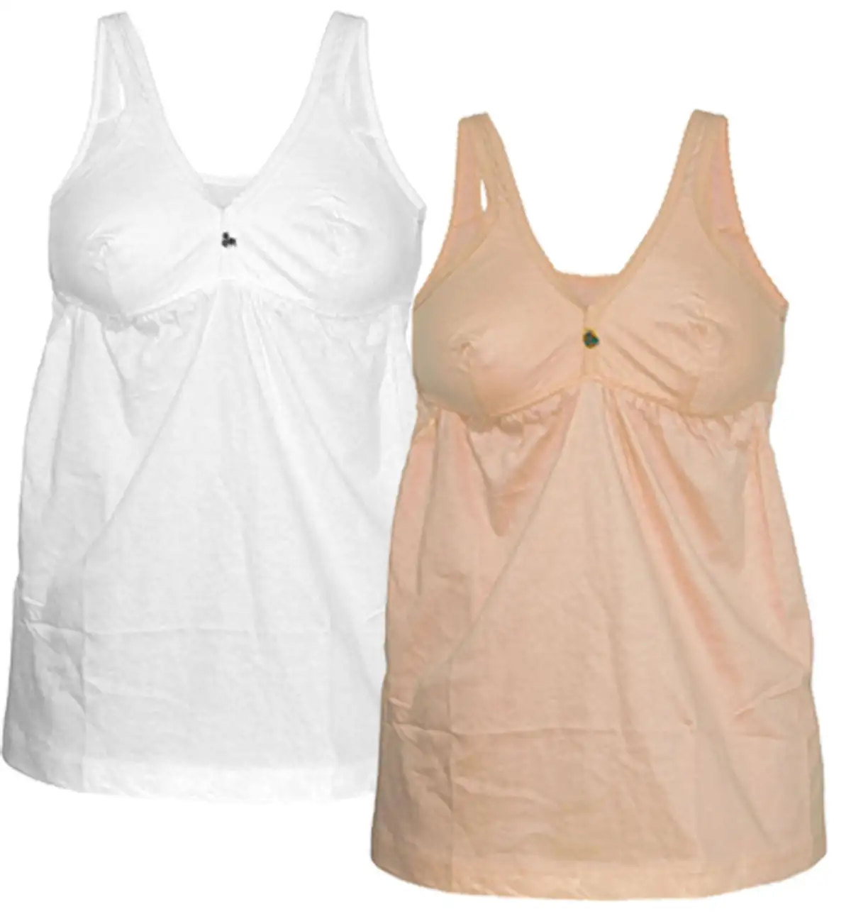 Women Cotton Comisole Slip Multicolor (WHITE) Pack of 2hafeelatextiles Women Cotton Comisole Slip Multicolor (WHITE) Pack of 2hafeelatextiles