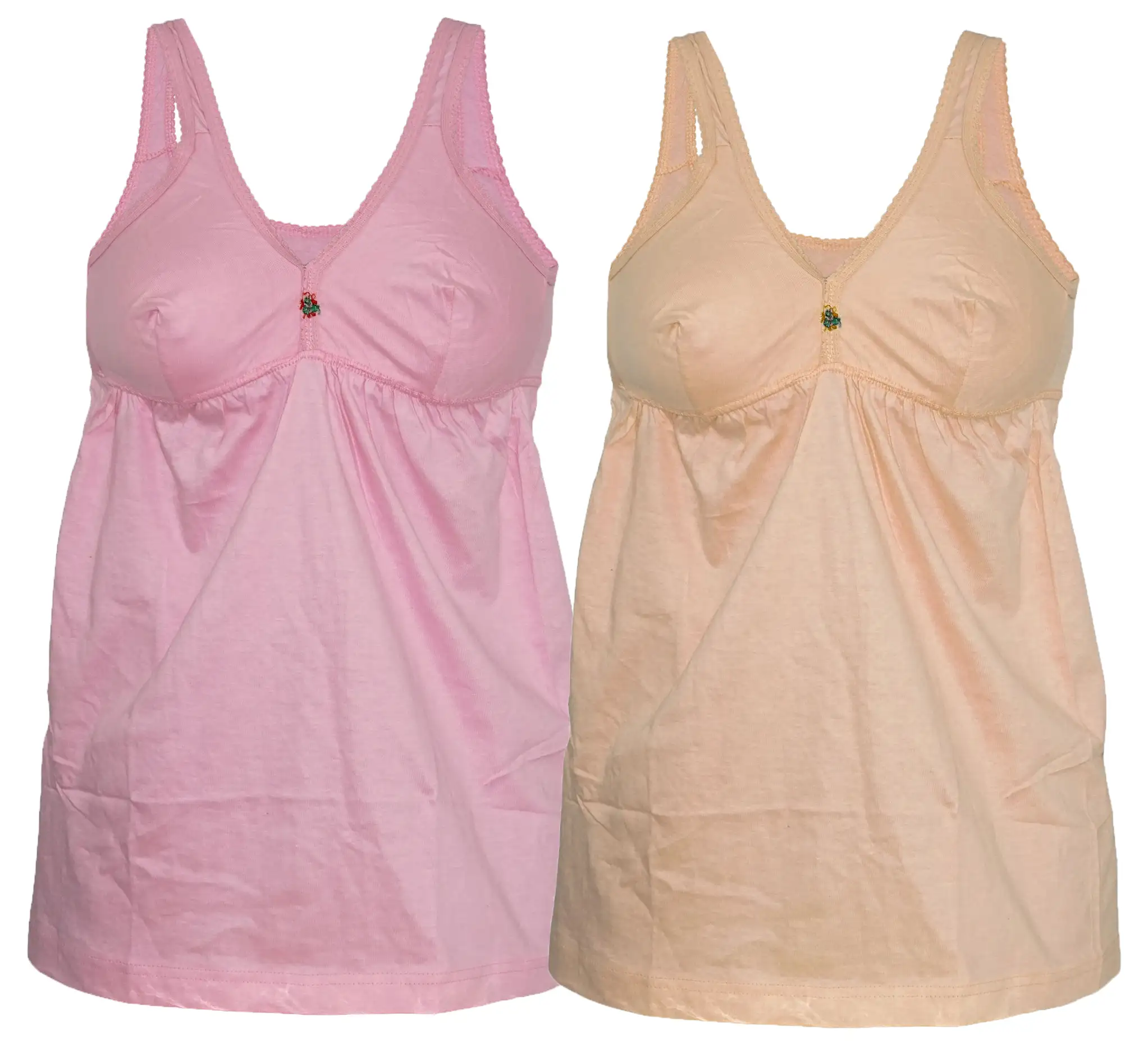 Women Cotton Comisole Slip Multicolor (WHITE) Pack of 2hafeelatextiles Women Cotton Comisole Slip Multicolor (WHITE) Pack of 2hafeelatextiles