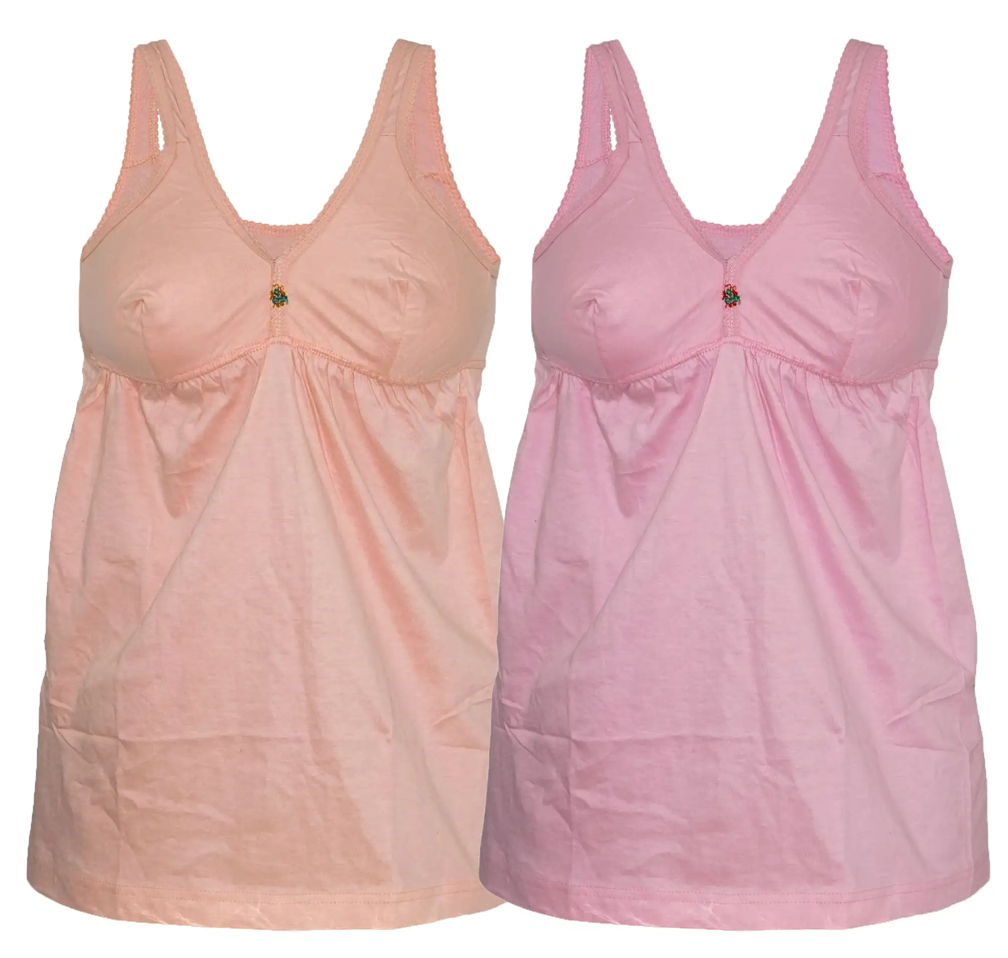 Women Cotton Comisole Slip Multicolor (WHITE) Pack of 2hafeelatextiles Women Cotton Comisole Slip Multicolor (WHITE) Pack of 2hafeelatextiles