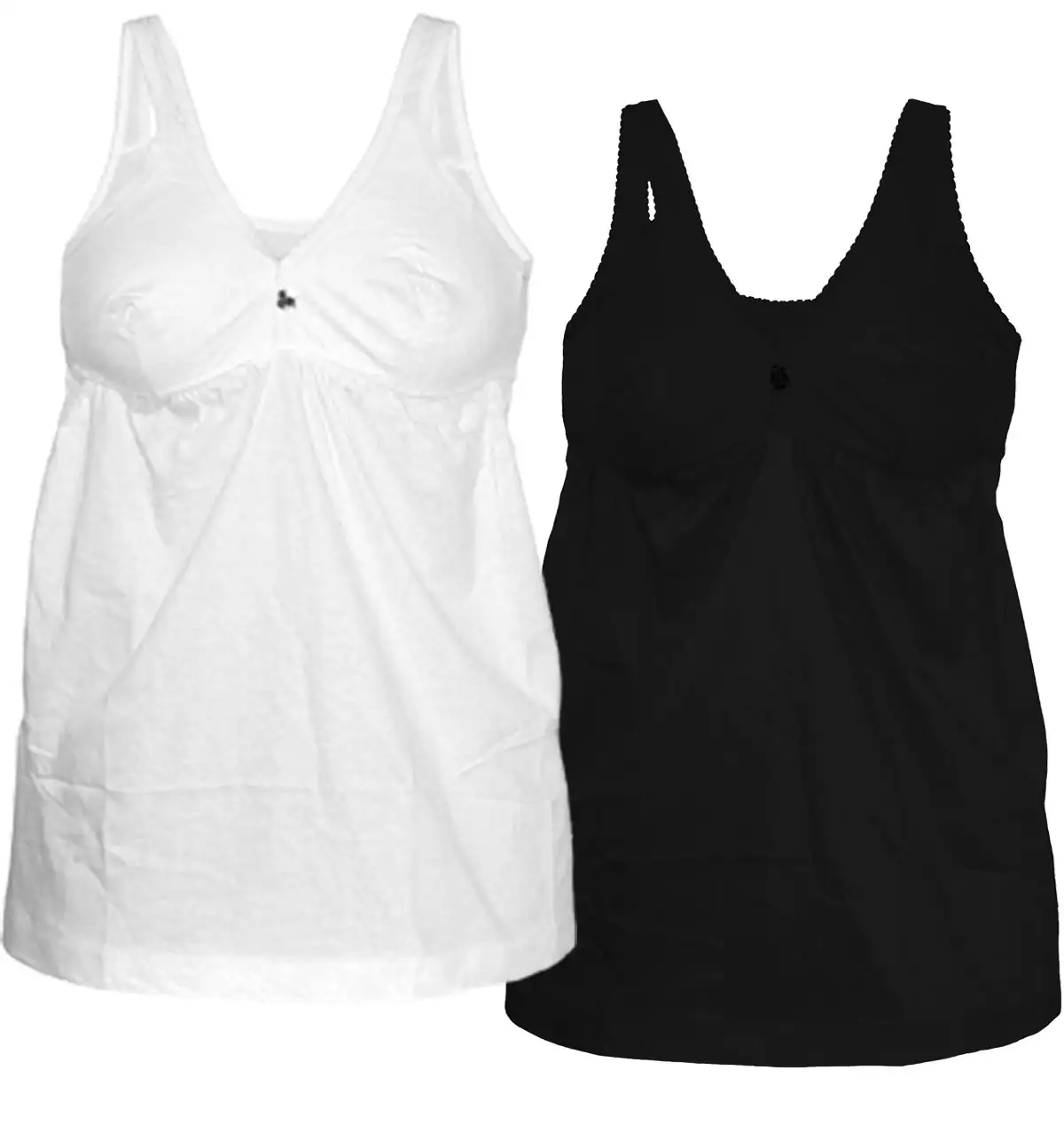 Women Cotton Comisole Slip Multicolor (WHITE) Pack of 2hafeelatextiles Women Cotton Comisole Slip Multicolor (WHITE) Pack of 2hafeelatextiles