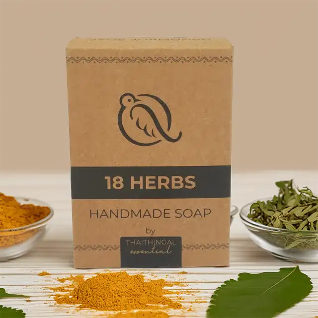 18 மூலிகைகள் இயற்கை சோப்பு - கையால் தயாரிக்கப்பட்டது