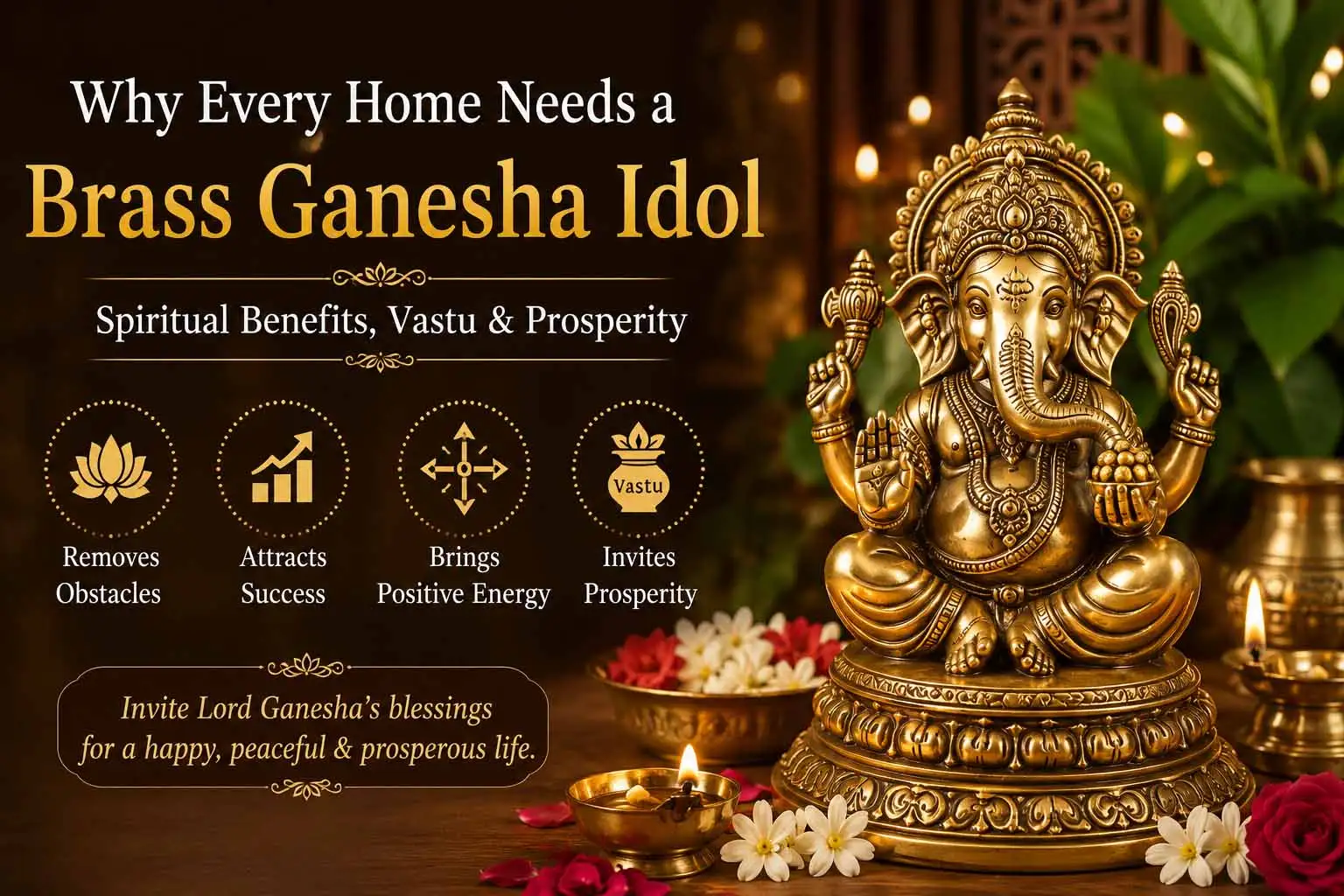 Why Every Home Needs a Brass Ganesha Idol