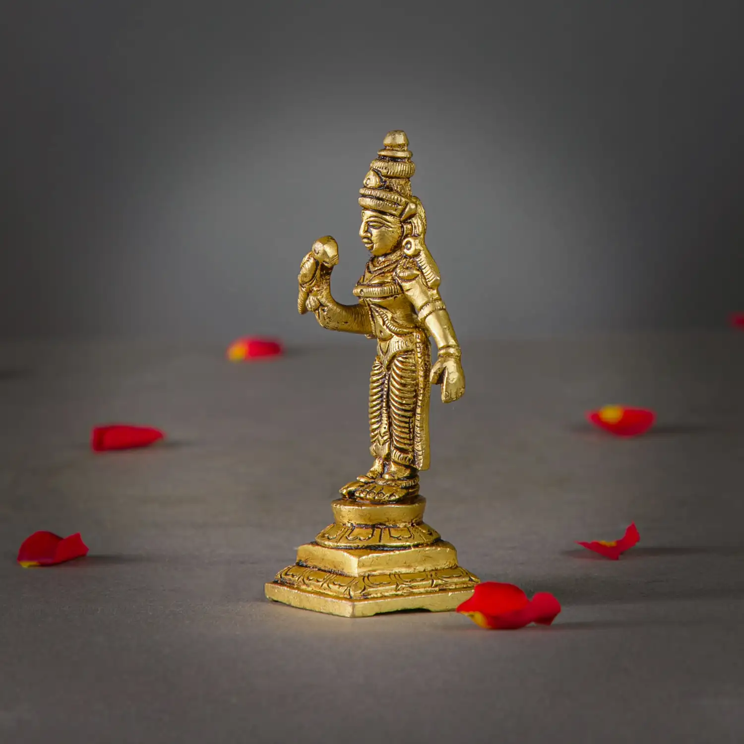 3.5 inches Madurai Meenakshi amman idol - secondary