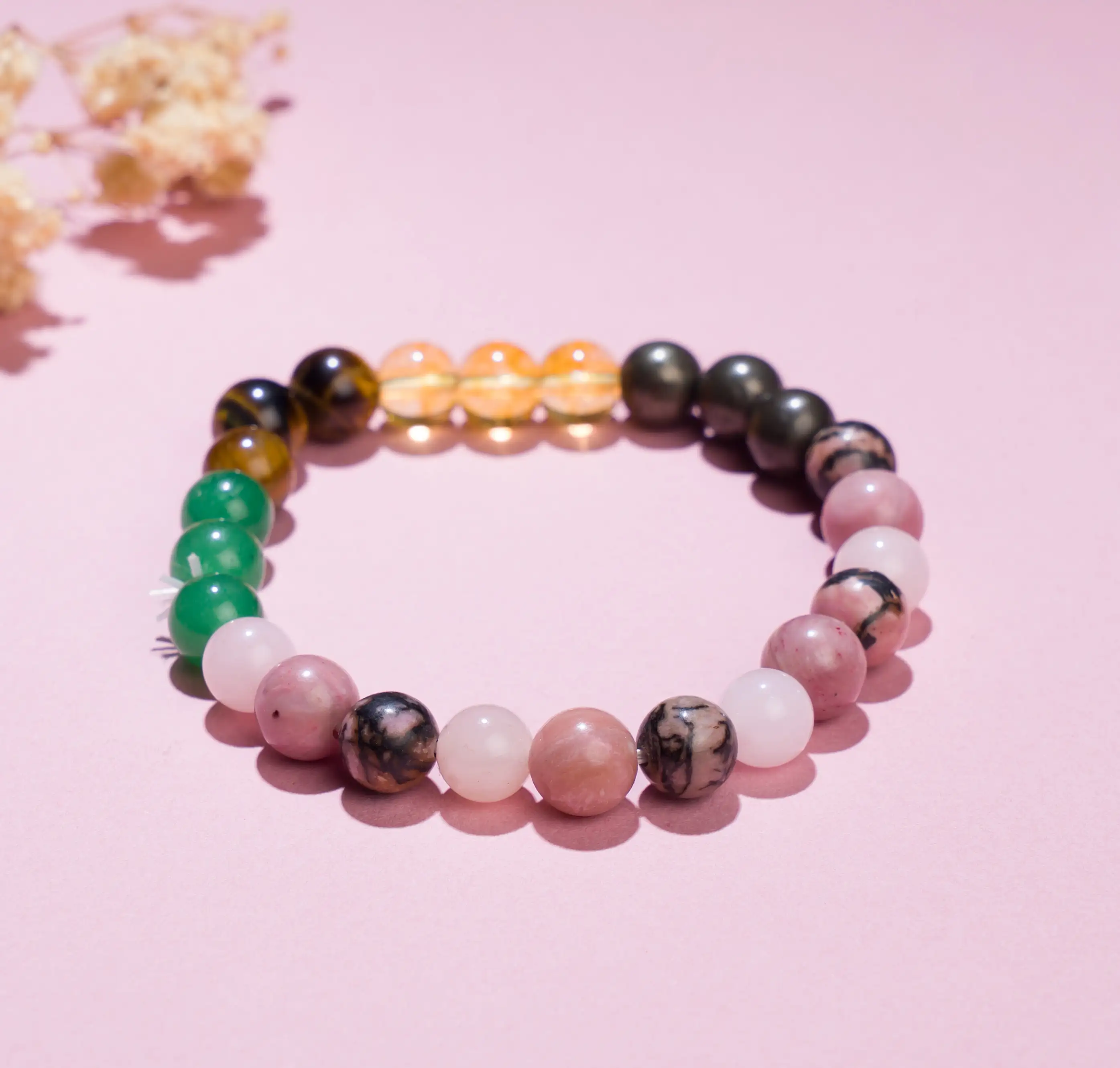 8mm Money Magnet with Love potion Crystal bracelet