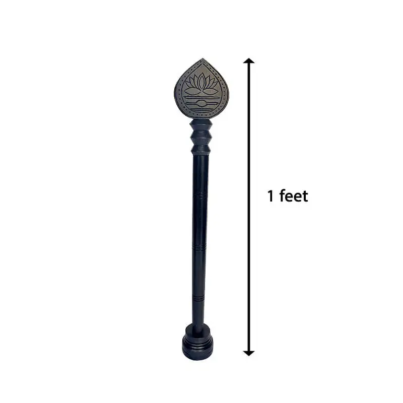 Original Karungali wood lord muruga vel 1 feet - image 5