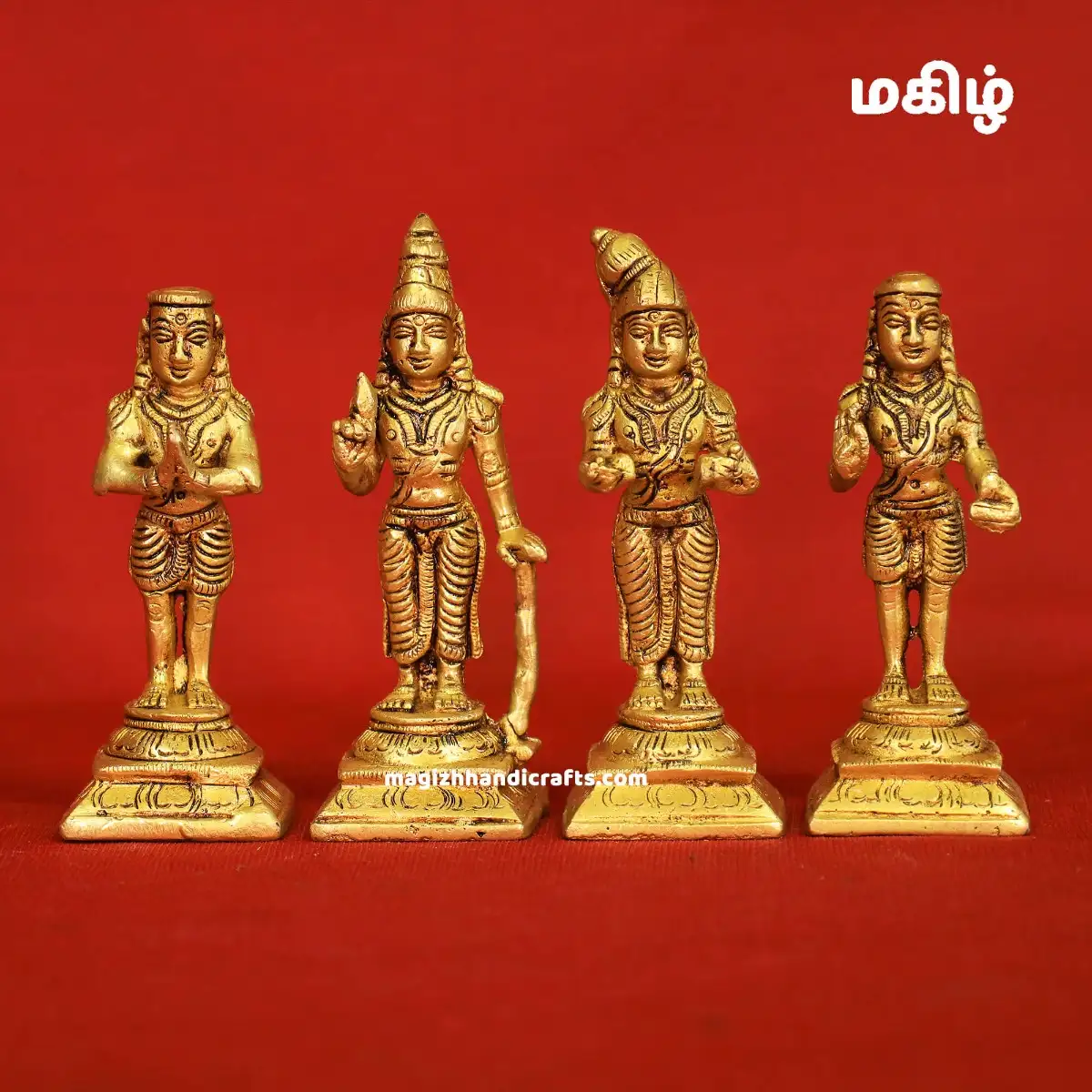 Brass Nalwar idol - 4 inches