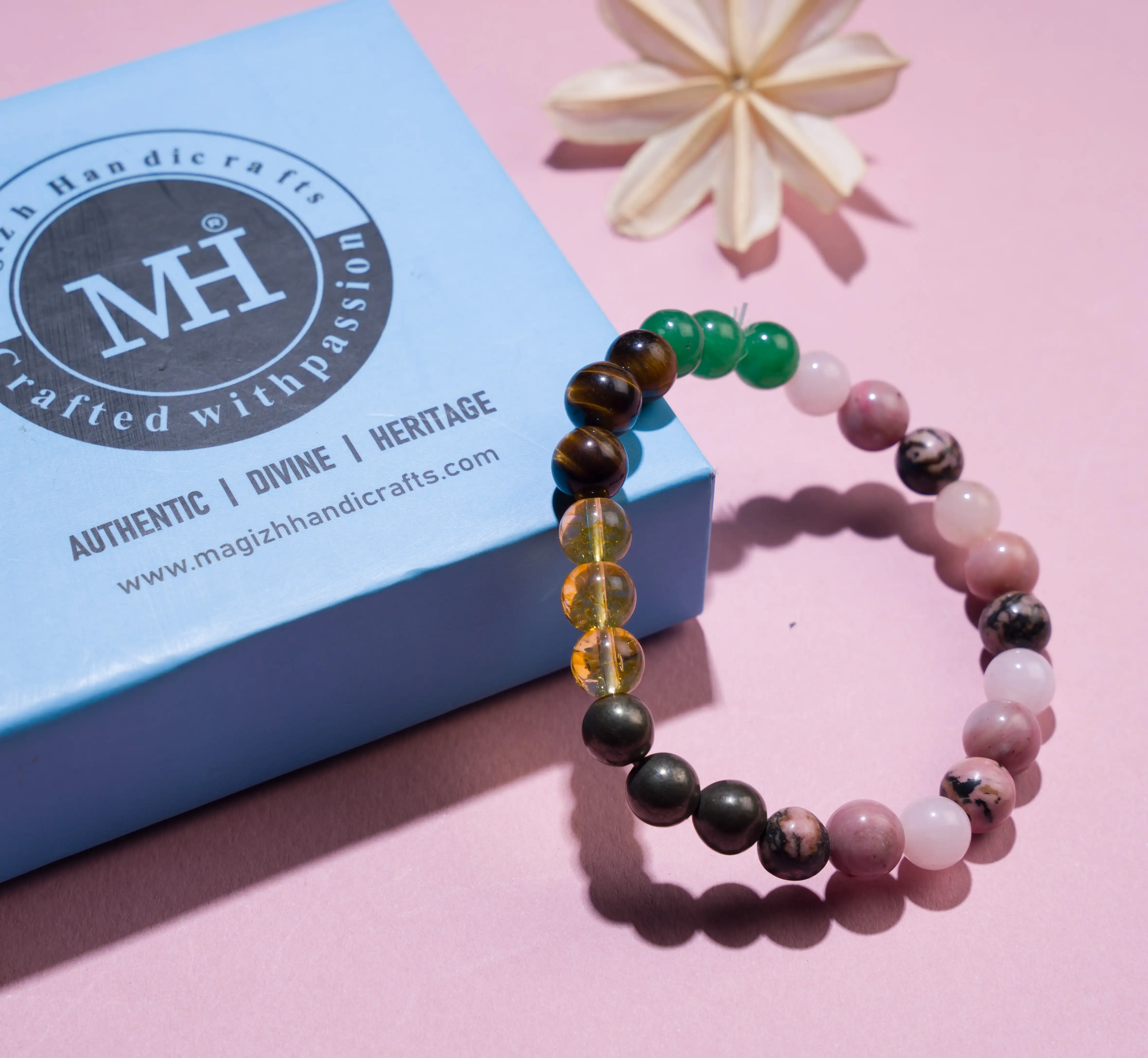 8mm Money Magnet with Love potion Crystal bracelet - image 3