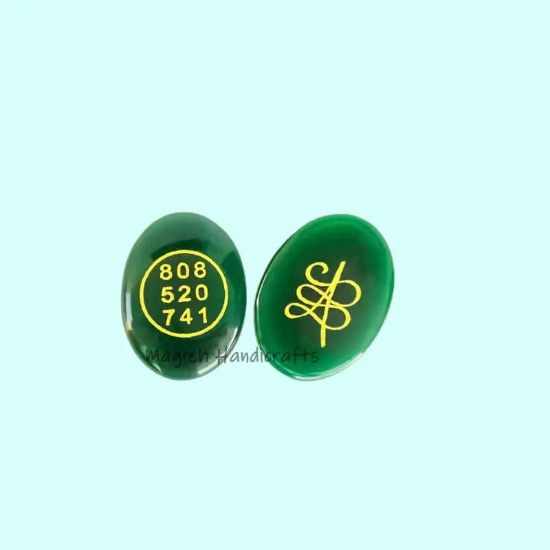 Green Jade Money Zibu coin - secondary