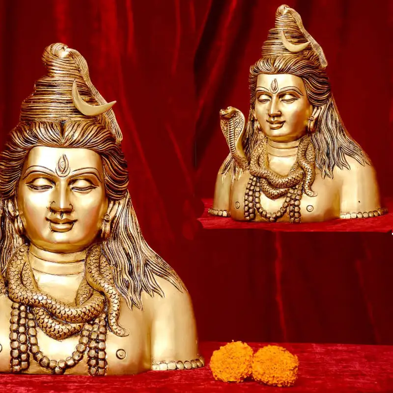 12 inches Lord Shiva Half face idol - secondary
