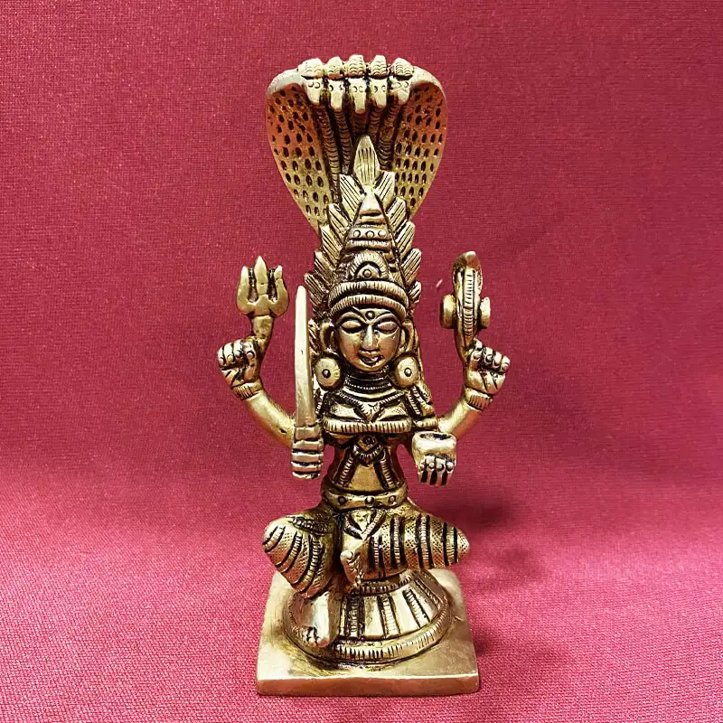 5.5 Inches Brass Karumari amman
