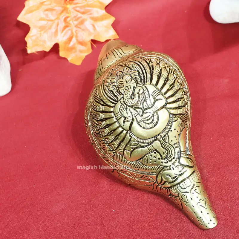 7.5 inches Ganesh Brass Shangu Real Sound SC