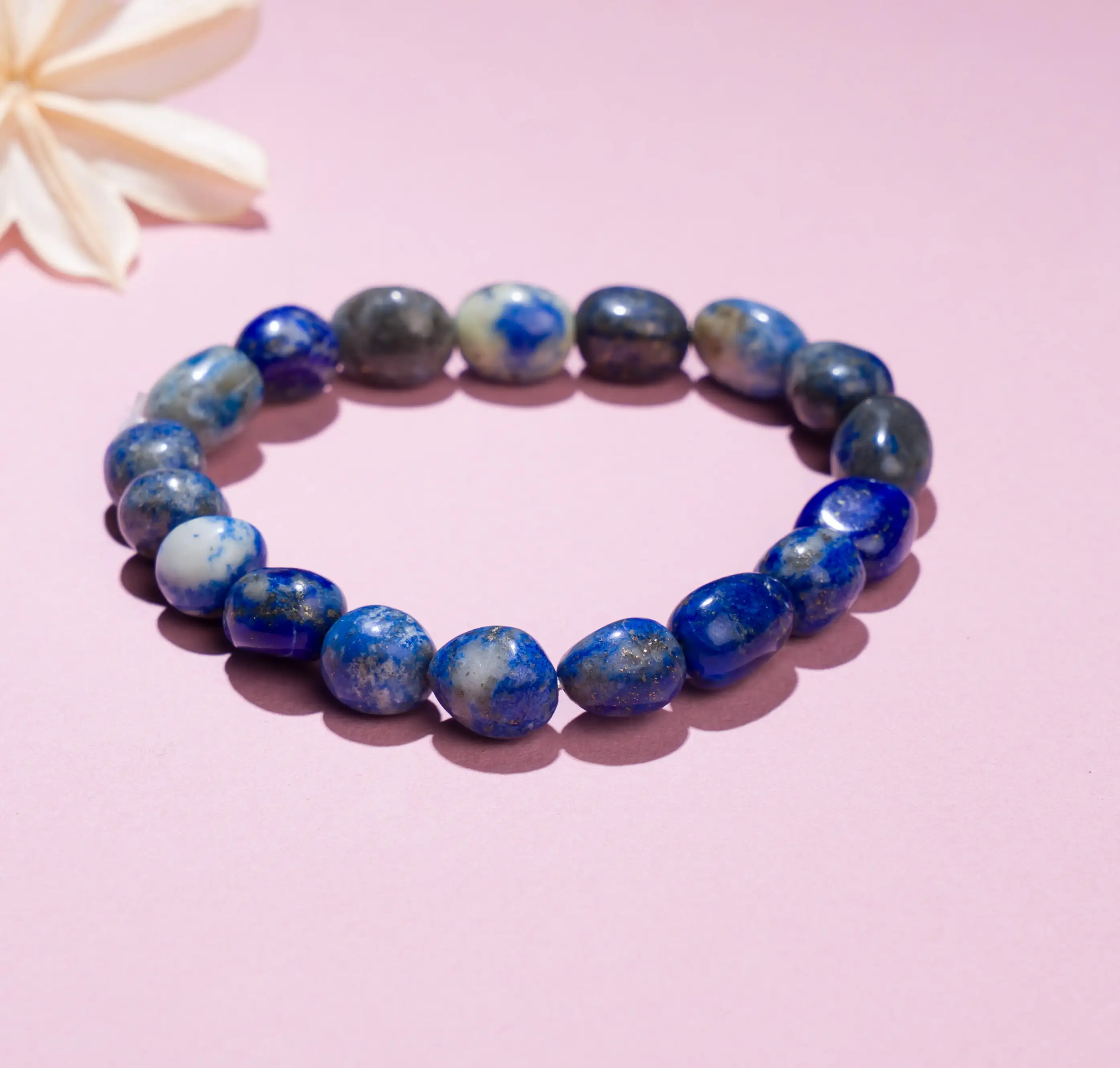 Lazuli Lapis crystal Tumble bracelet - image 1