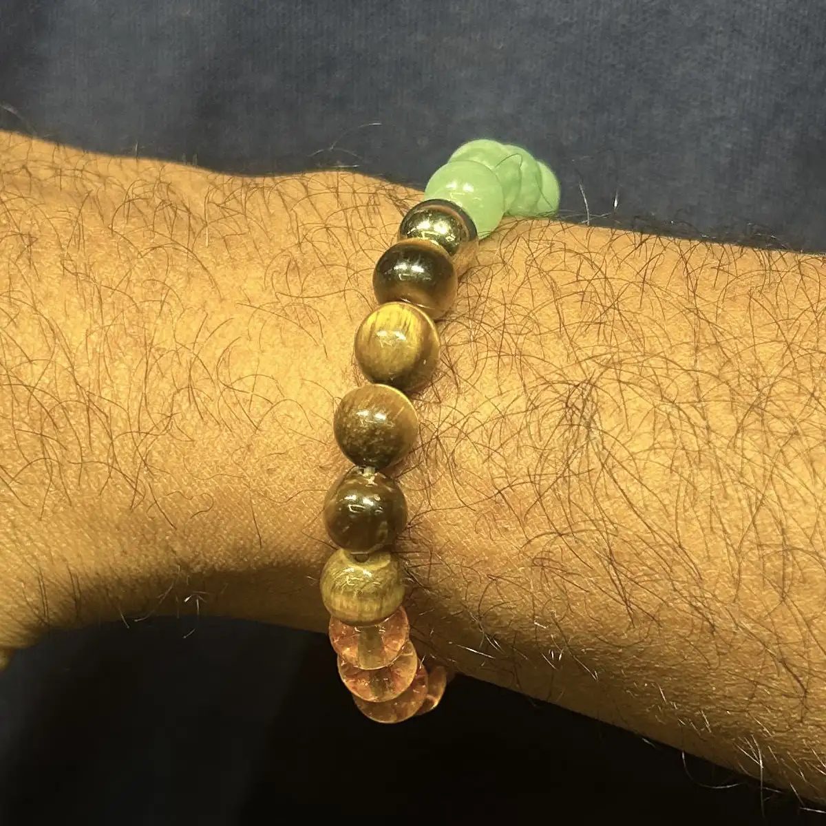 8mm Full Money Magnet Original Crystal stone Bracelet - image 4