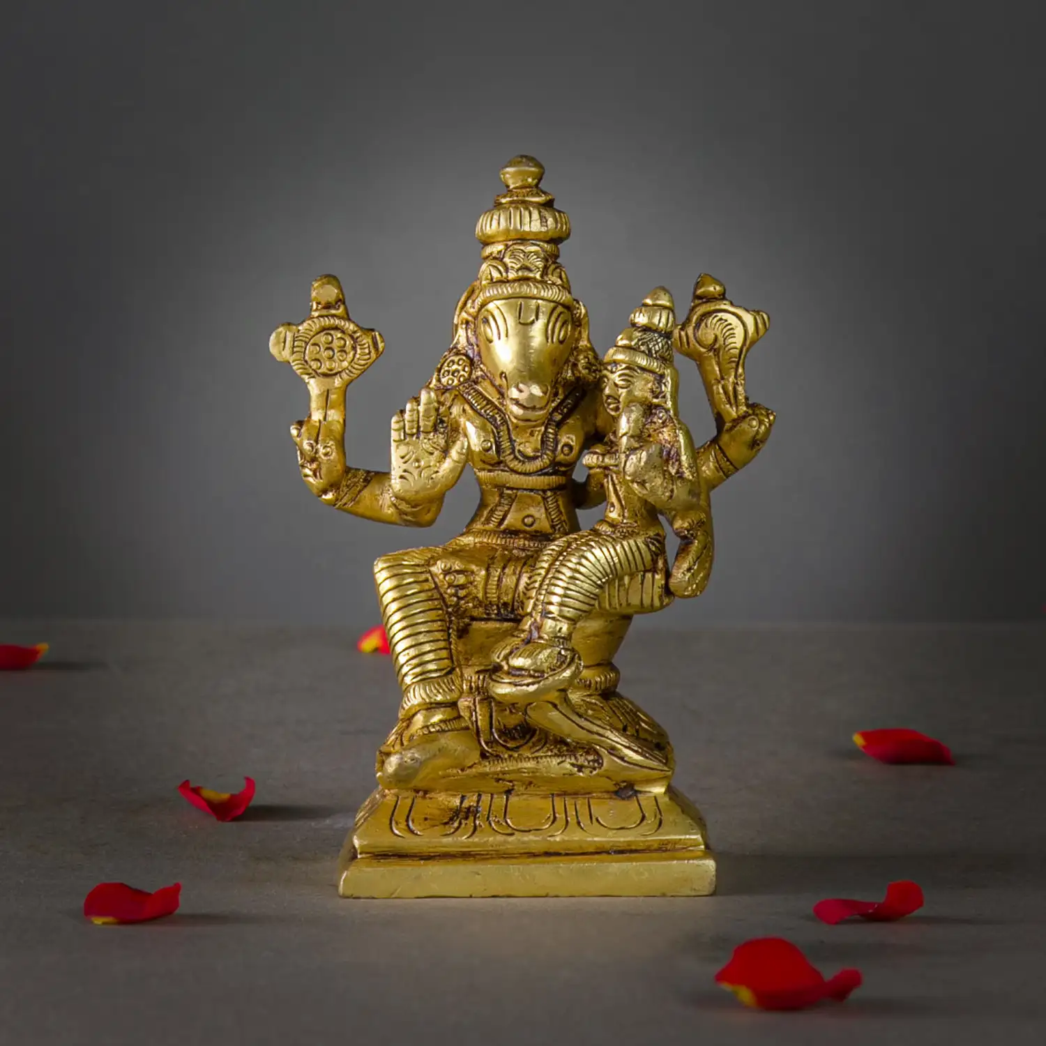 4 inches Lakshmi Hayagiriwar idol - image 1