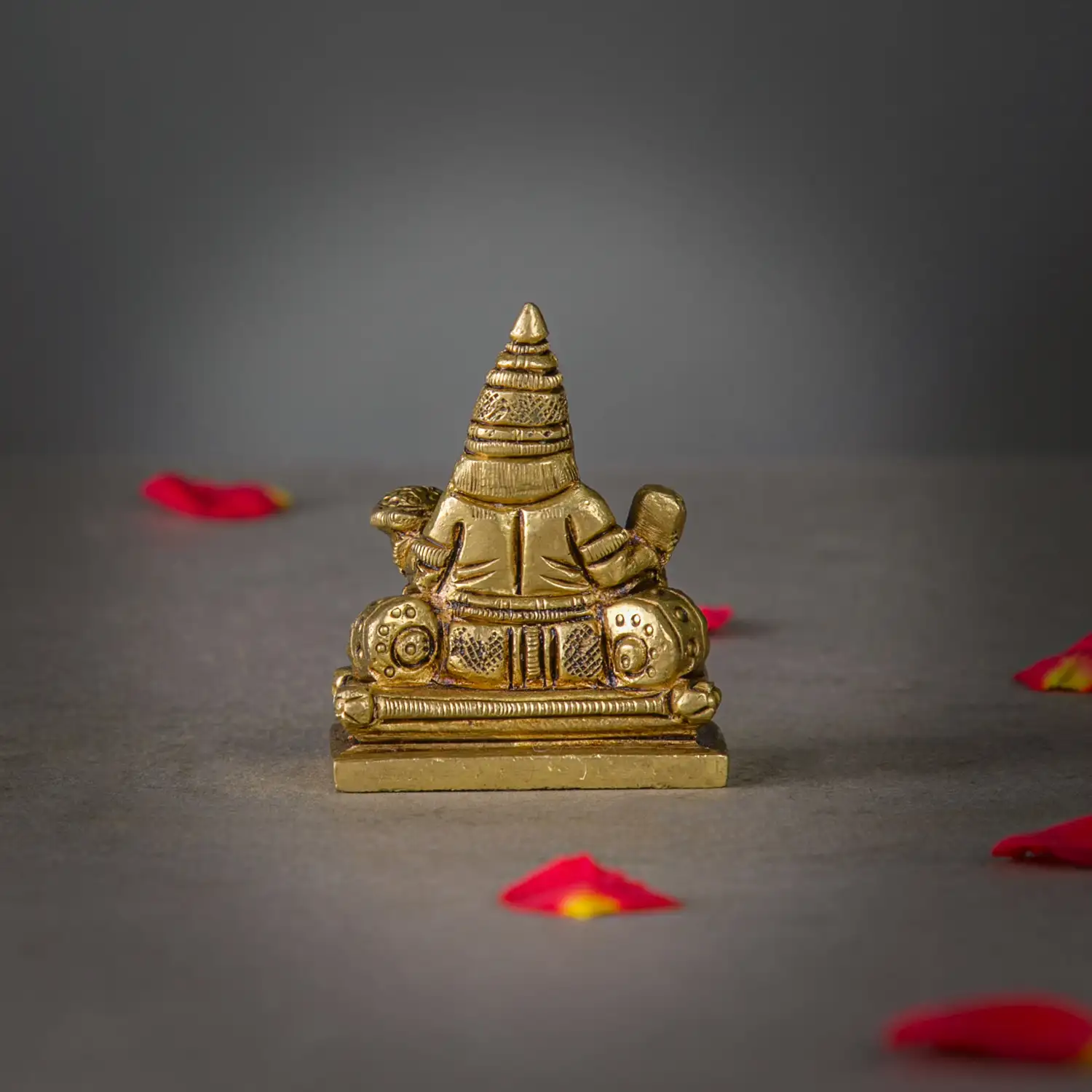 2 inches Brass dhana Kuberar idol - image 4