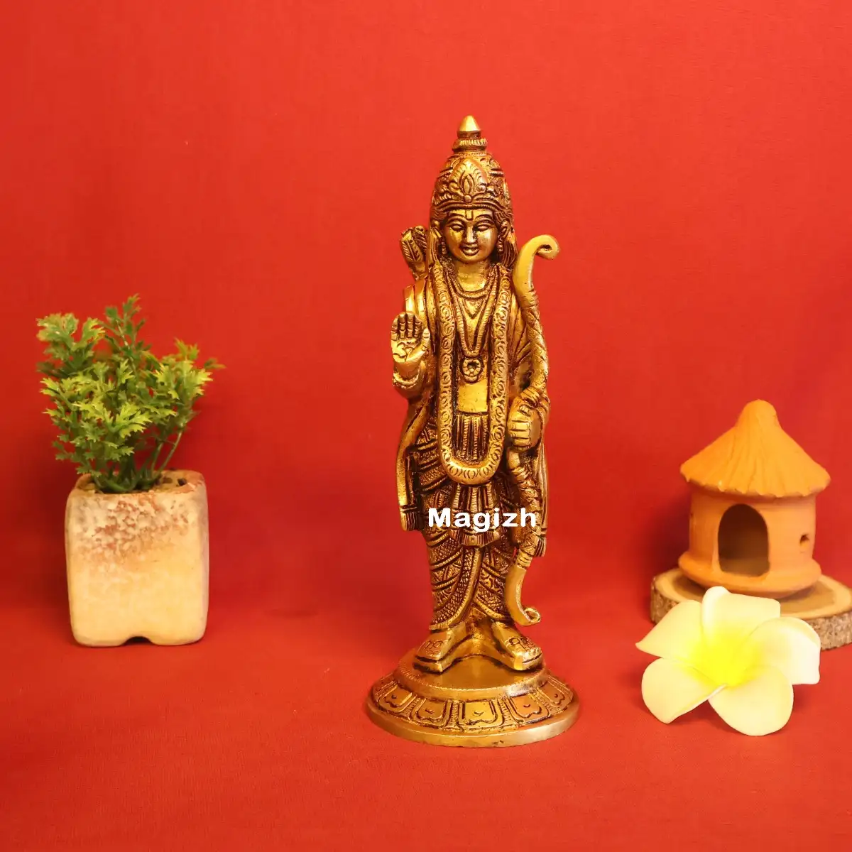 Brass Ram idol 8 inches - secondary