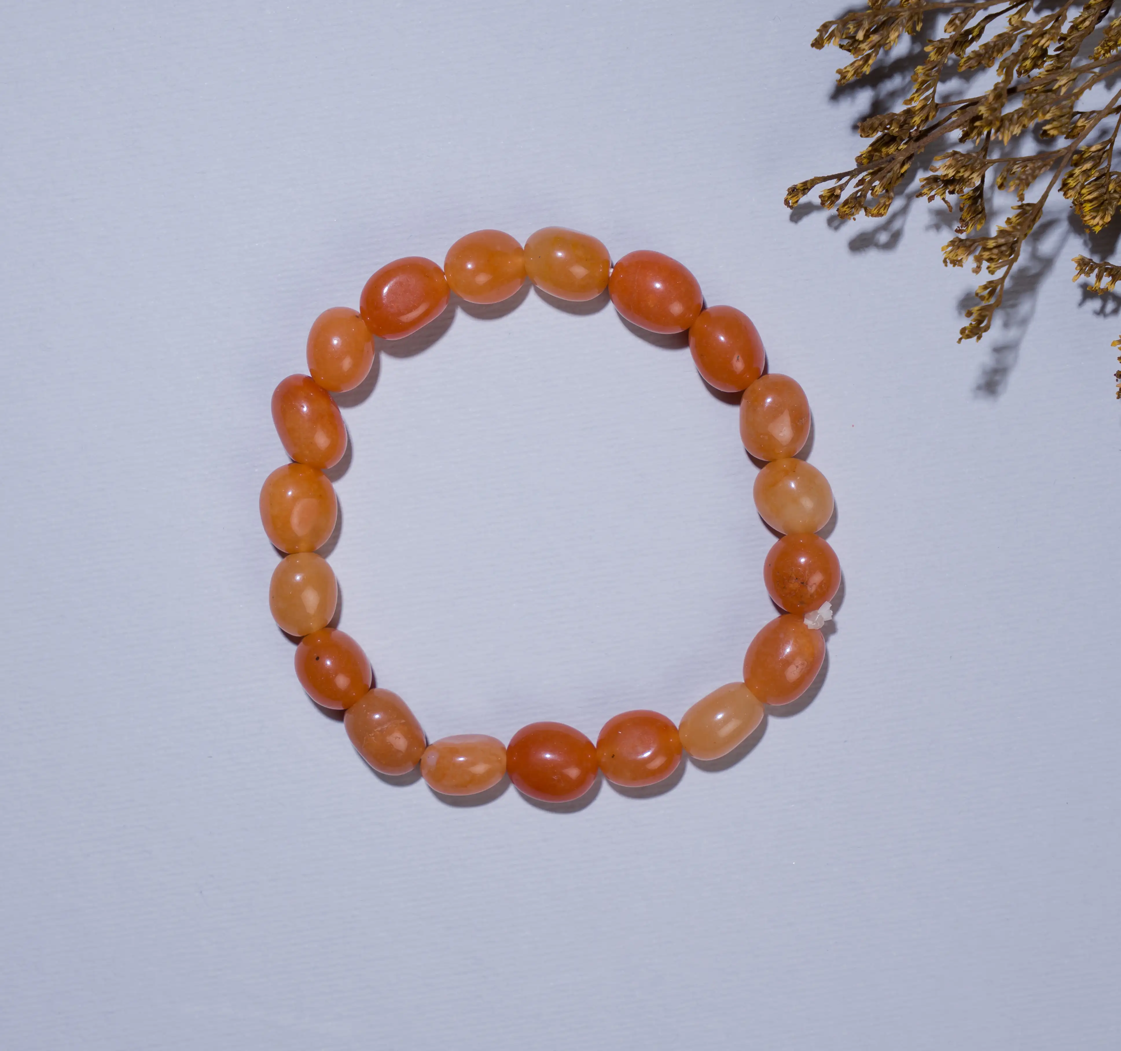 Carnelian tumble Crystal Bracelet - secondary