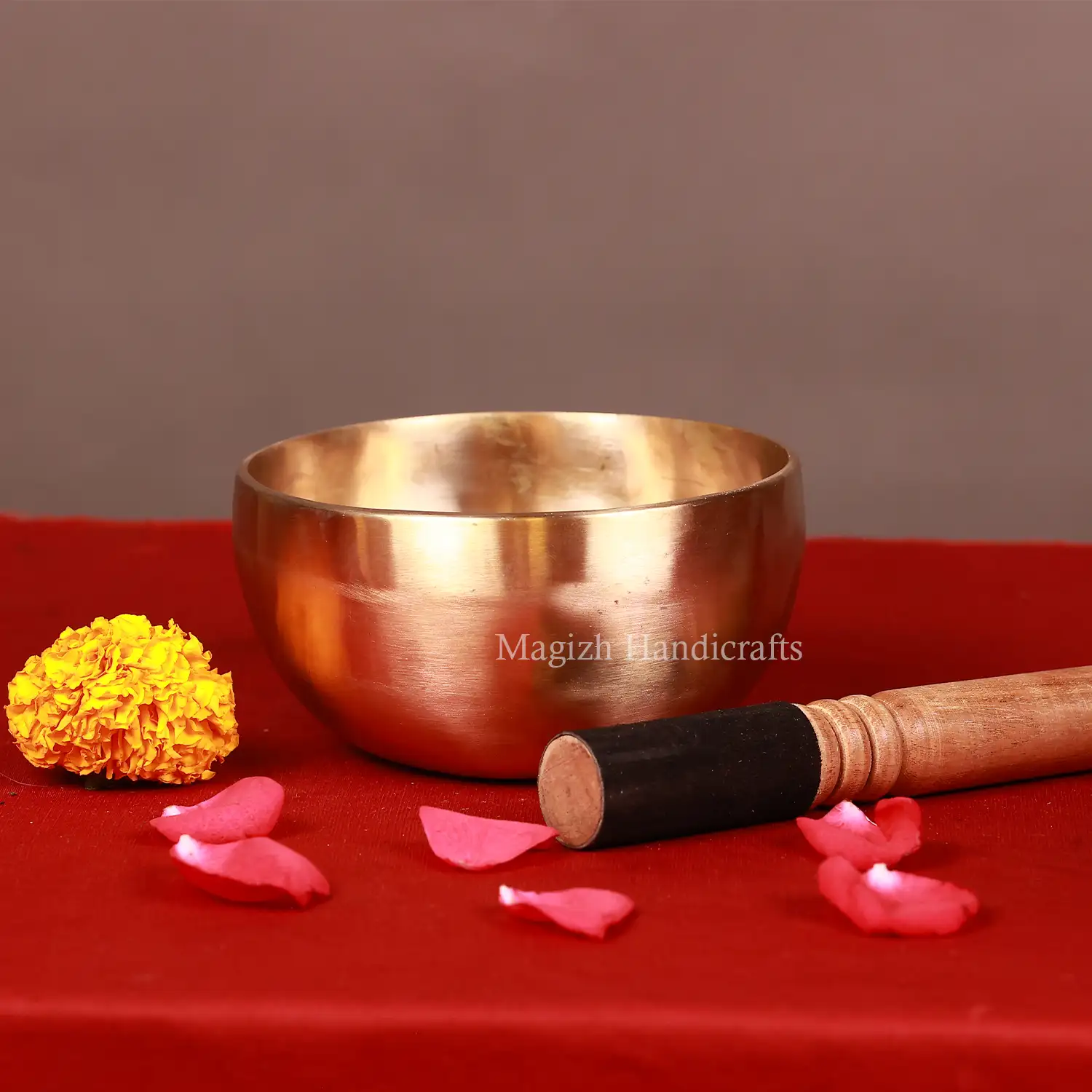 6 inches Hand made Bronze singing bowl - secondary
