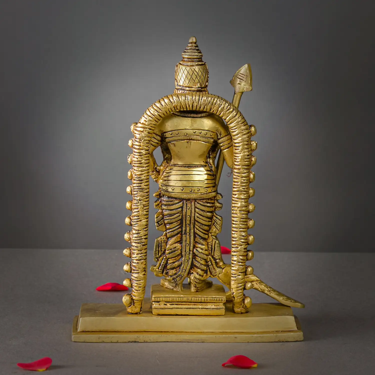 Brass Malaysia Murugan idol - 8 inches - image 4