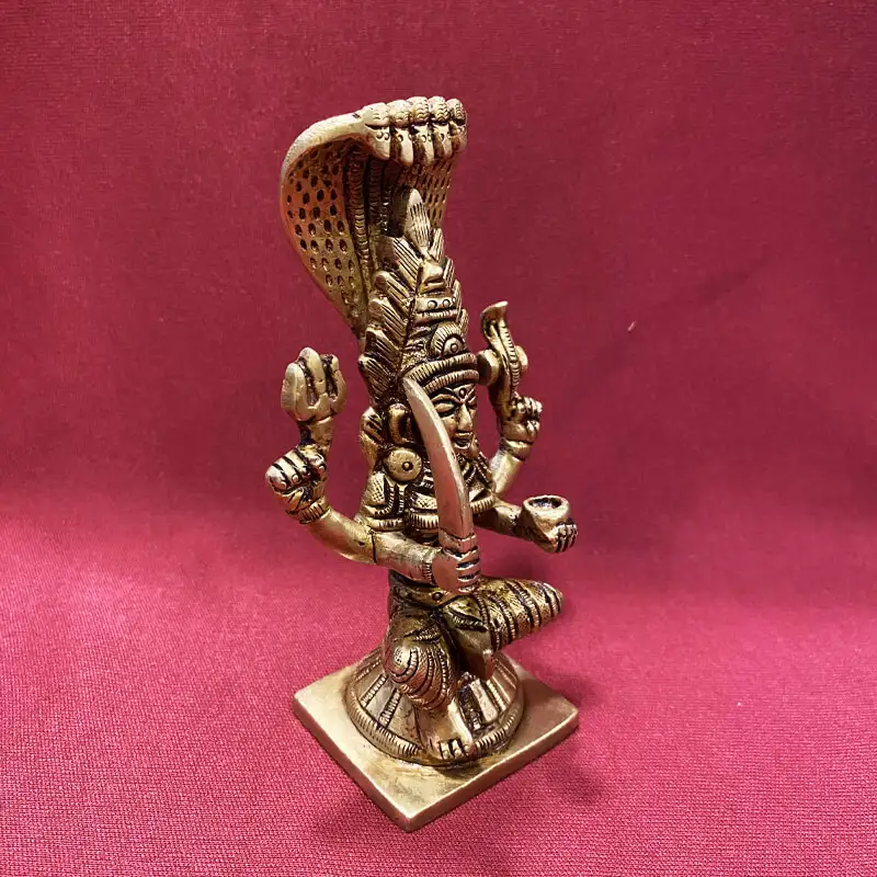 5.5 Inches Brass Karumari amman - secondary