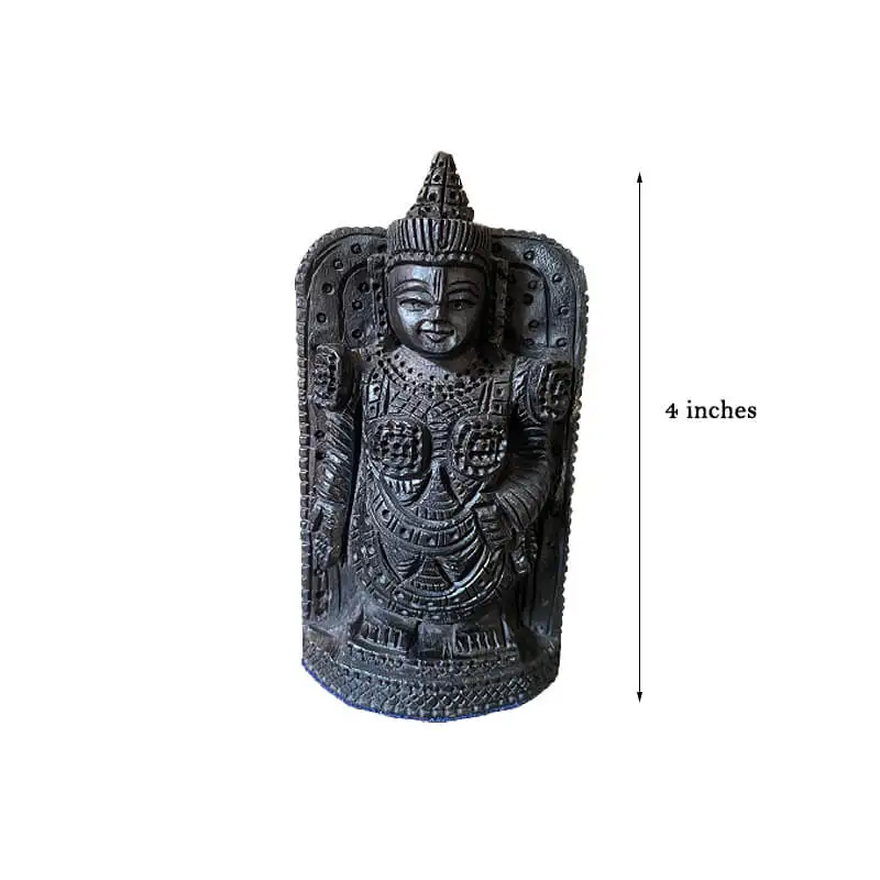 4 inches karungali wood lord Perumal - image 4