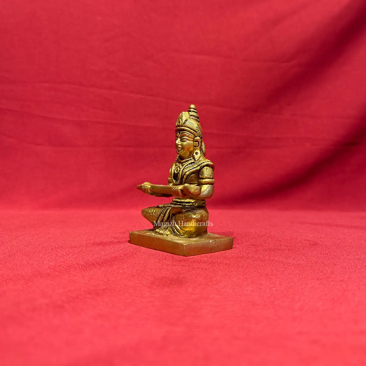 4 inches brass goddess Annapoorna statue - secondary
