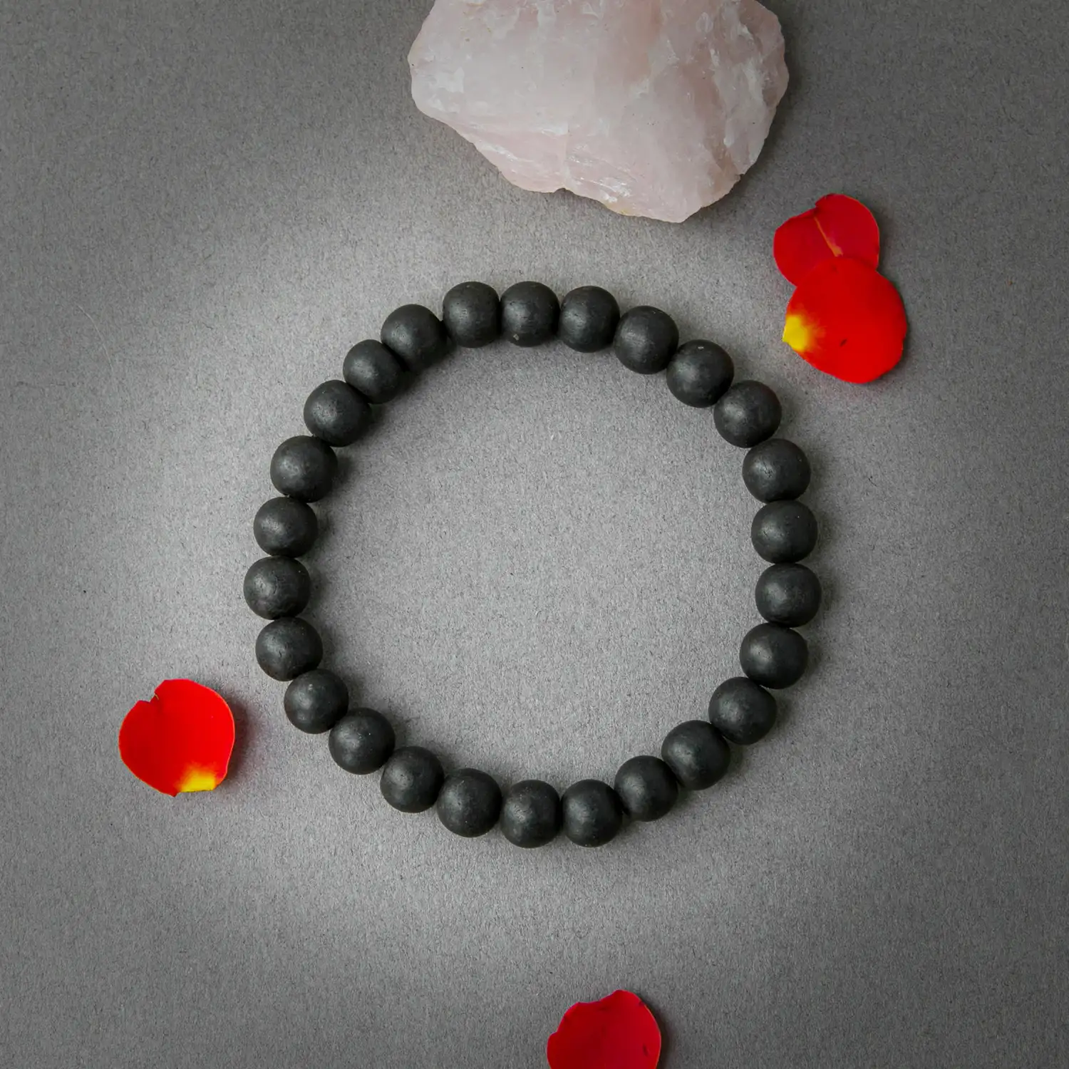 Original Karungali Ebony Wood Bracelet Free Size - 8mm - image 5