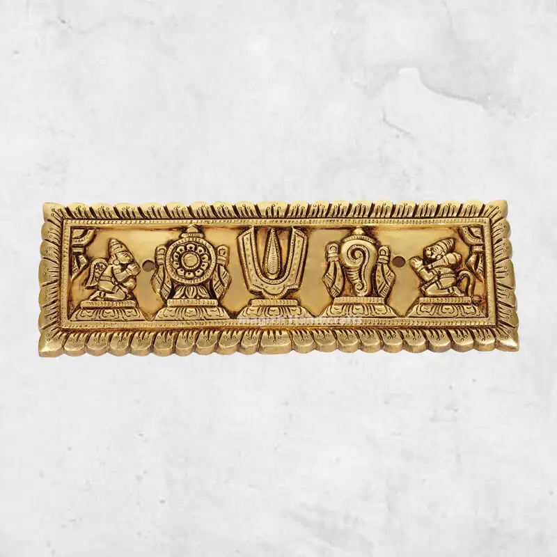 12 inches Brass Sangu Chakram wallhanging SC