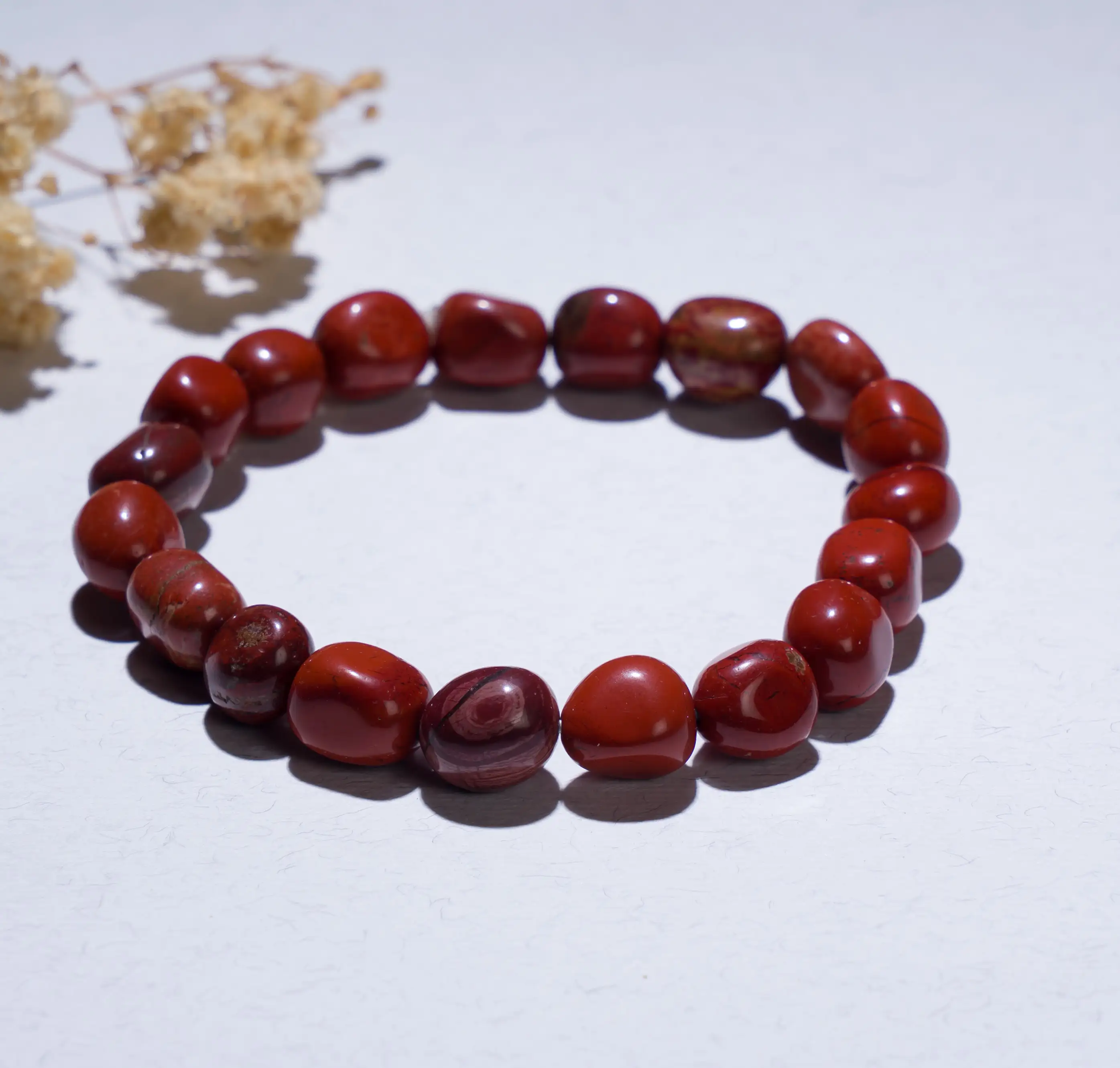 Red jasper crystal Tumble bracelet - image 1