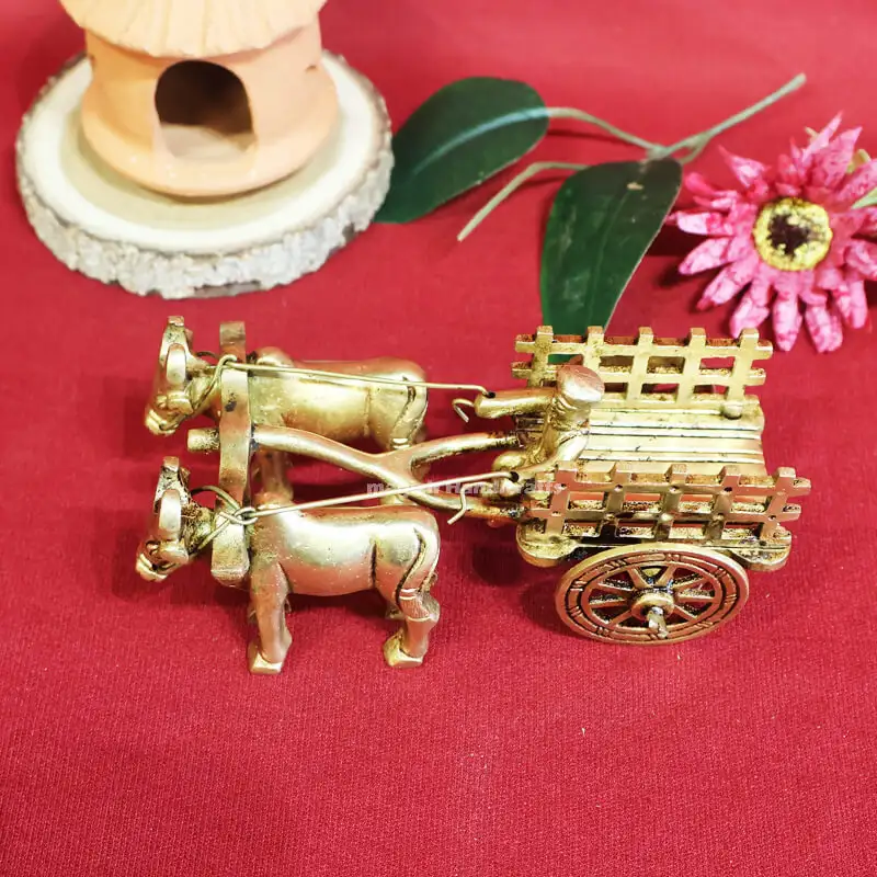 2.5 inches Brass Double Bullock cart SC - secondary