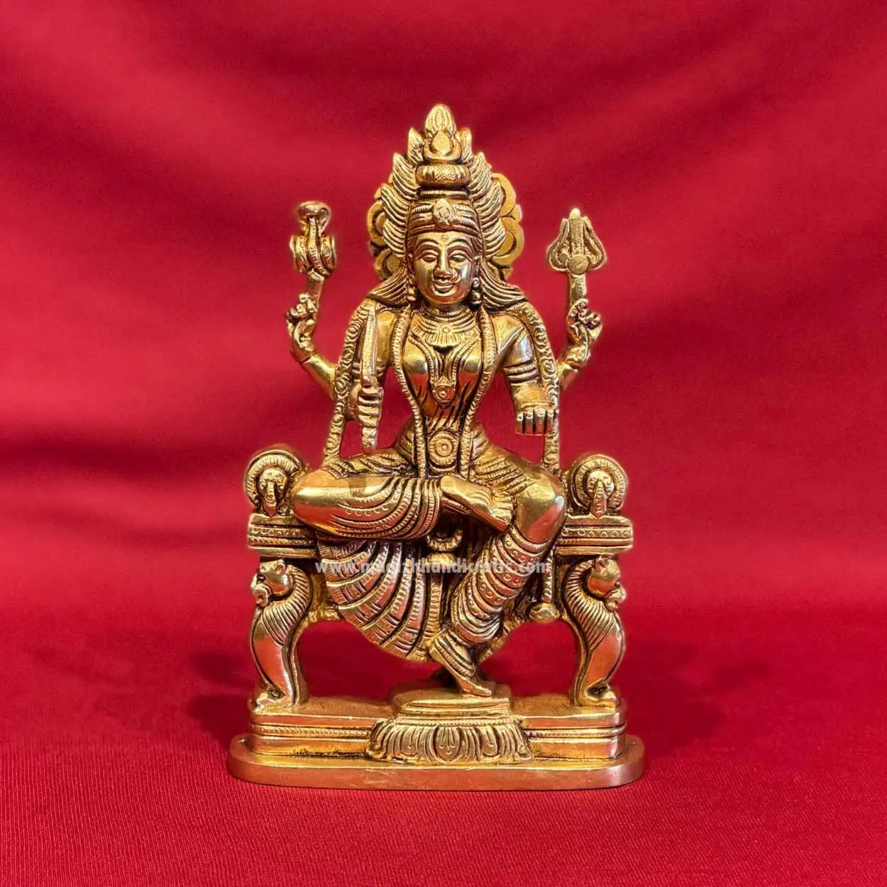 7 inches brass Mariamman statue SC - image 1