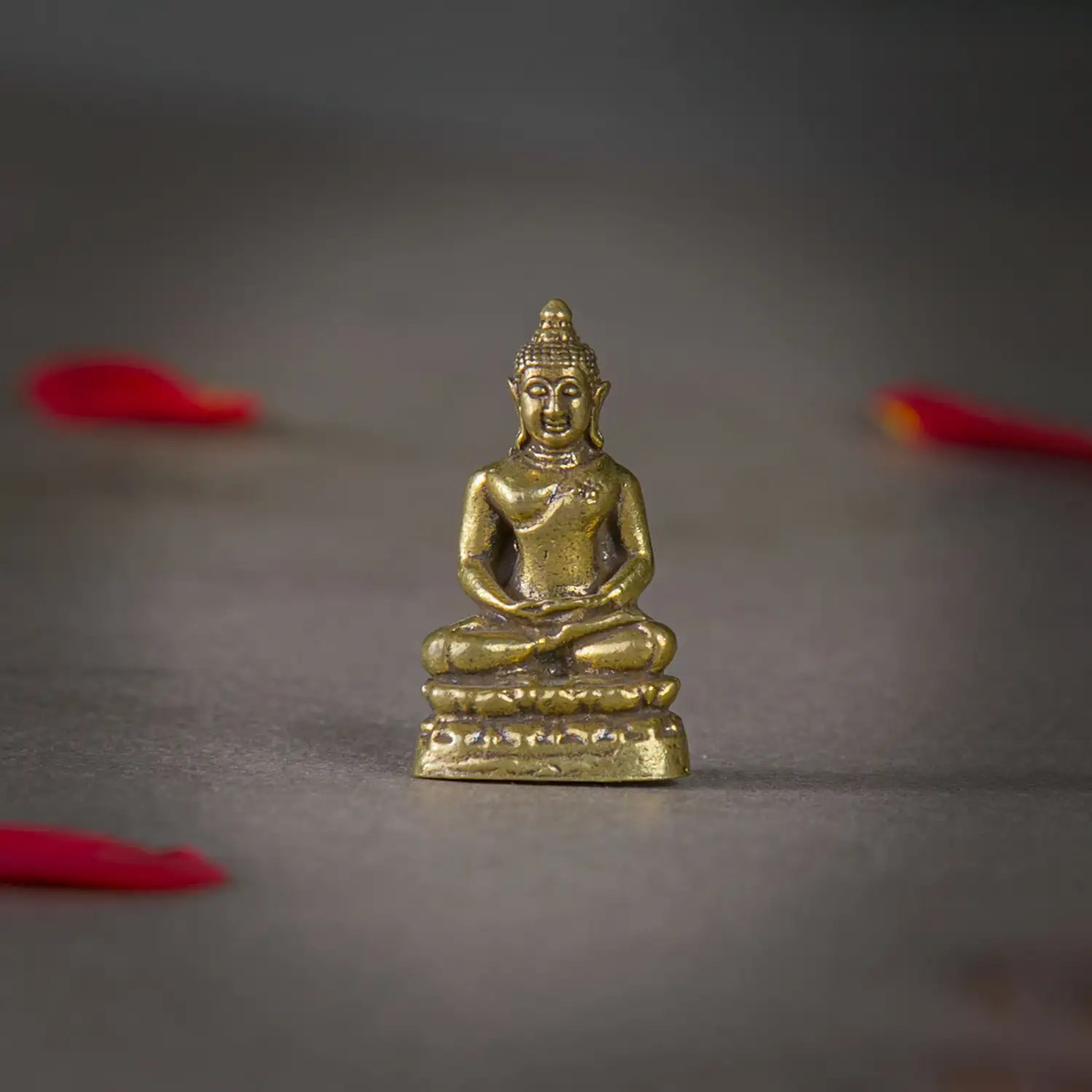 1 inch Mini Brass Sitting Budha idol