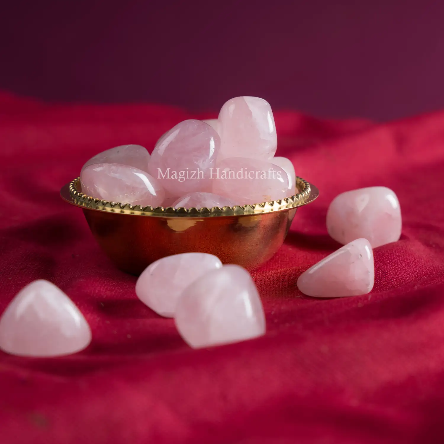 Rose Quartz tumble stones