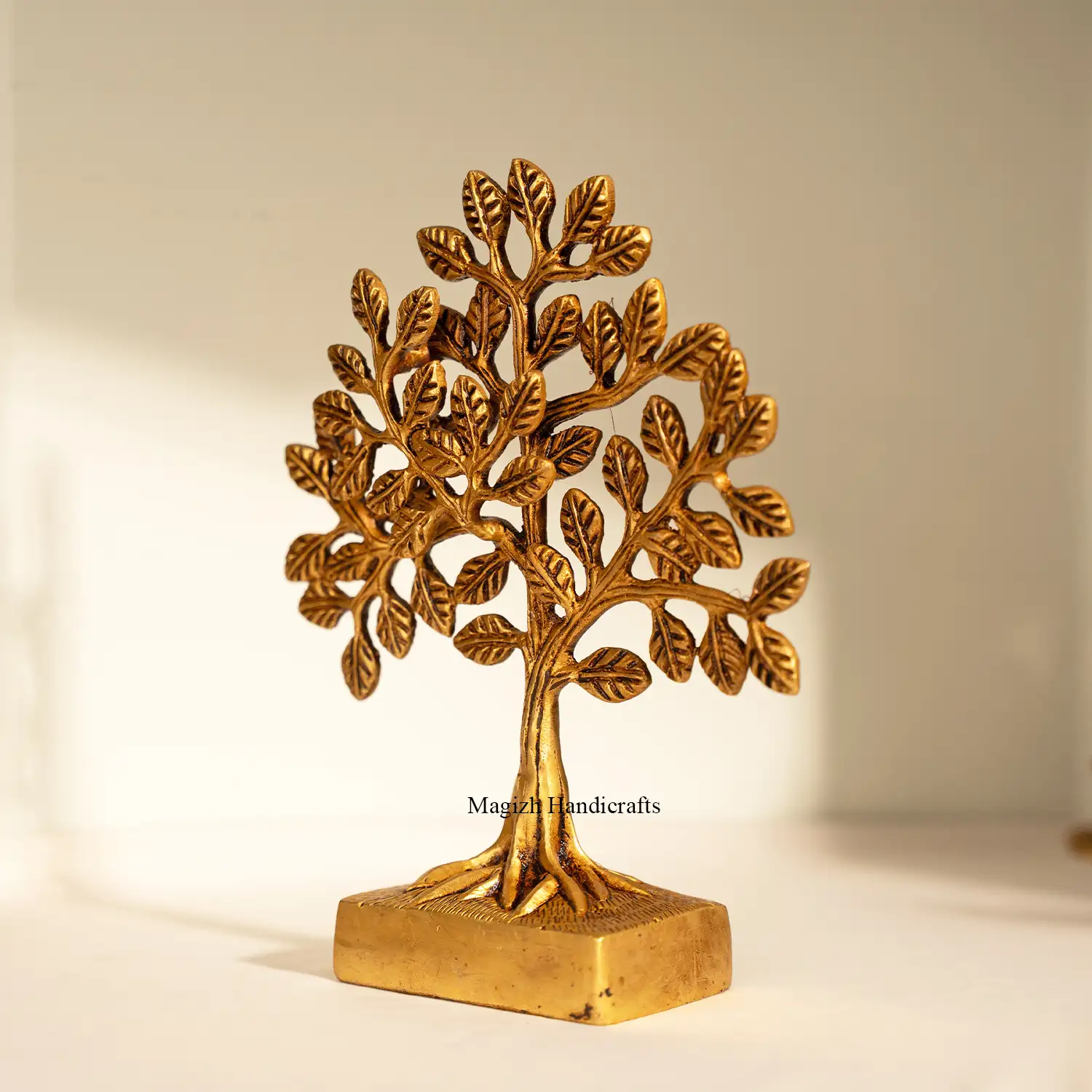 8 inches Decorative Brass Tree of Life Idol - secondary