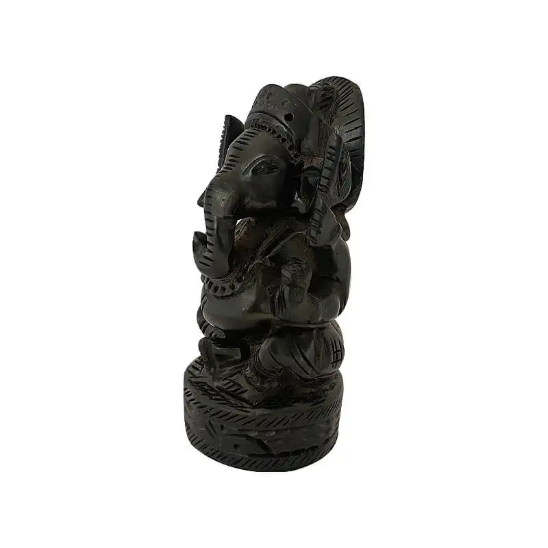 4 அங்குல அசல் கருங்காலி மர விநாயகர் சிலை - image 3
