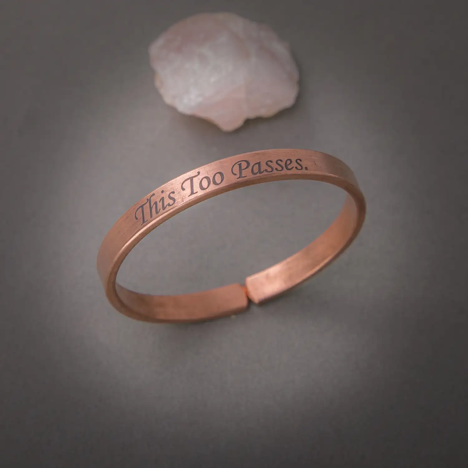 This too passes Pure Copper bracelet for men - 8 mm - image 3