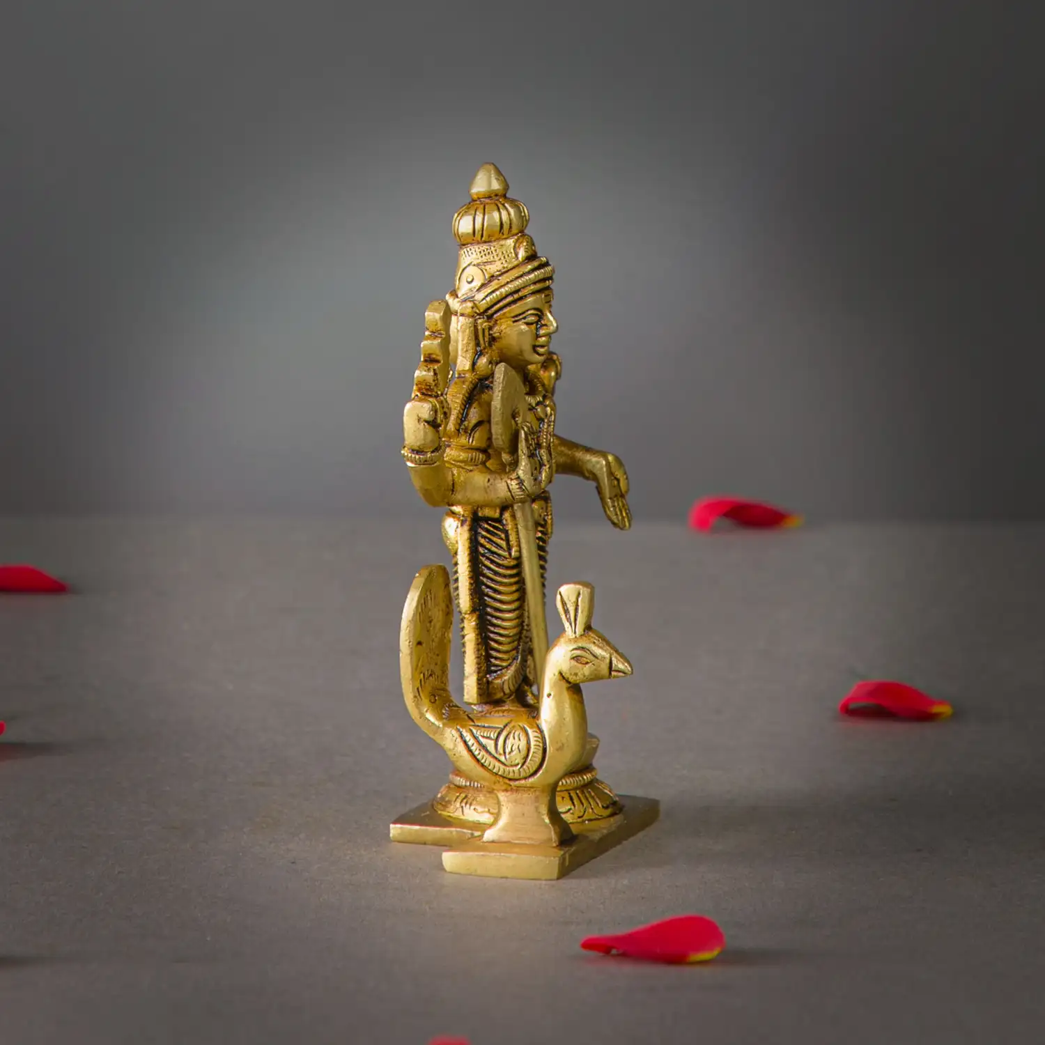 4 inches brass lord Murugan idol - secondary
