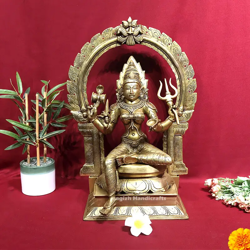 20 inches Frame Brass Mariamman Idol SC