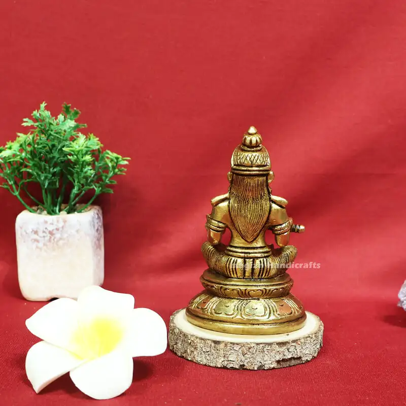 Brass Annapoorni One hand spoon 4 inches