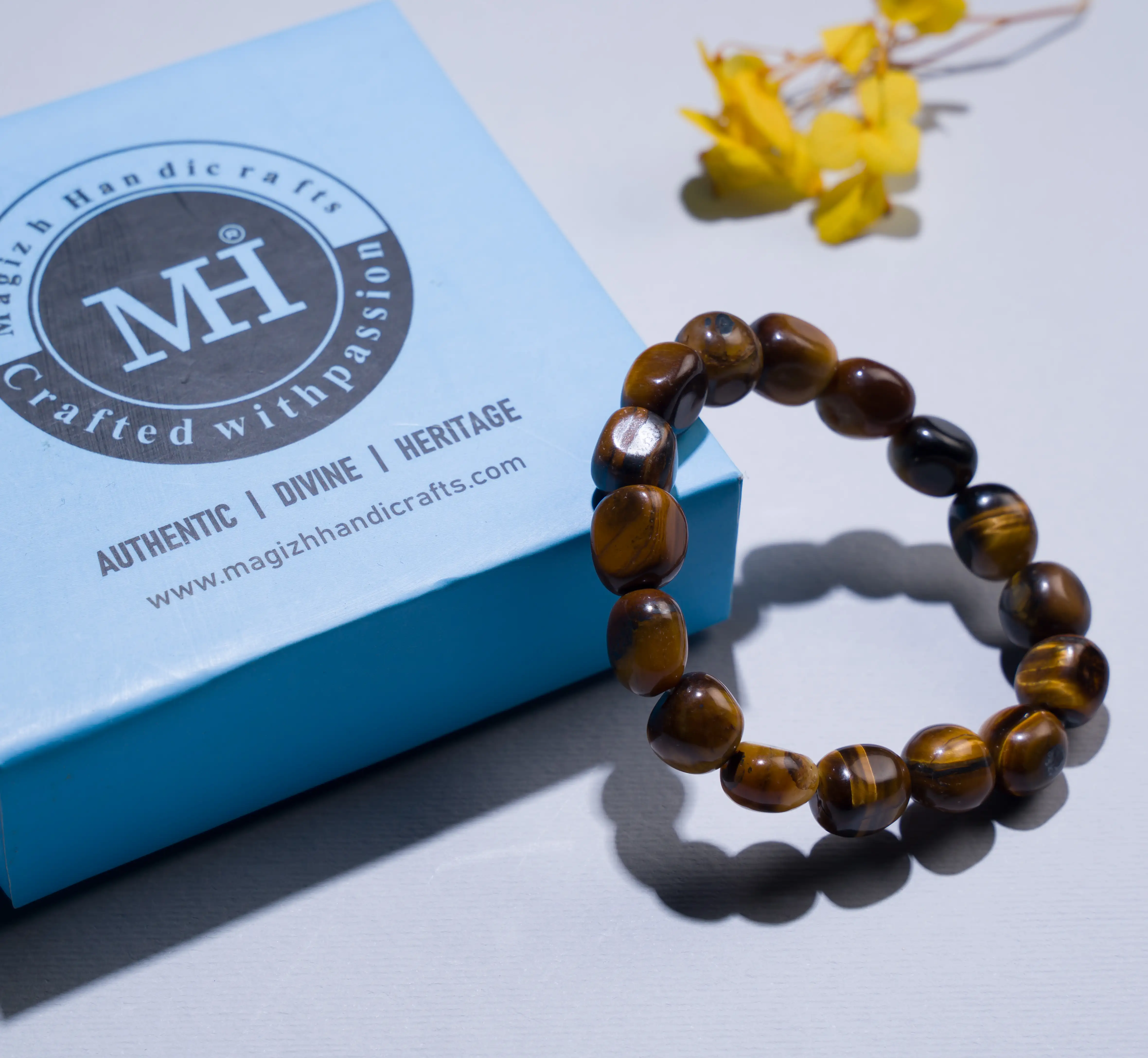 Tiger eye crystal Tumble bracelet - image 3