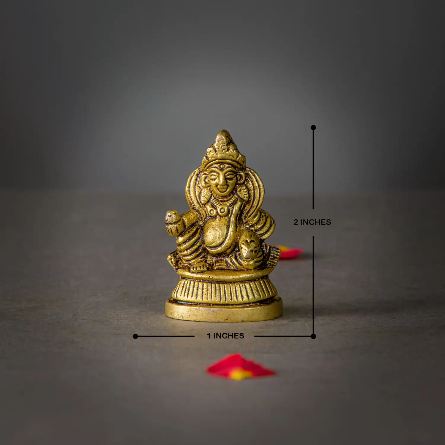 2 inches brass kuberar idol - image 5