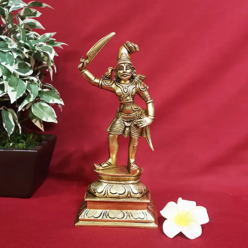 10 inches Madurai veeran idol SC