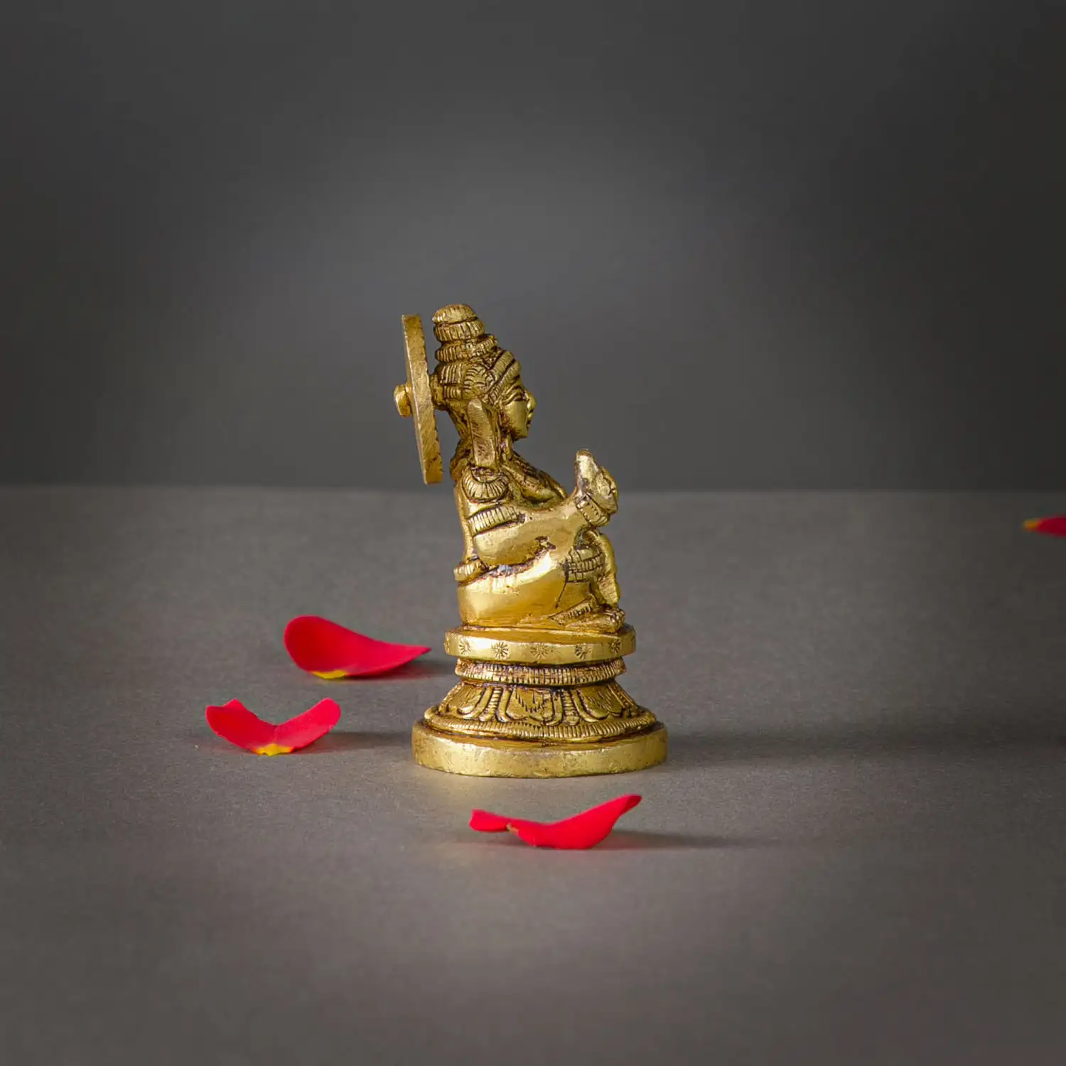 2.5 Inches Brass Ayyappan Idol - image 2