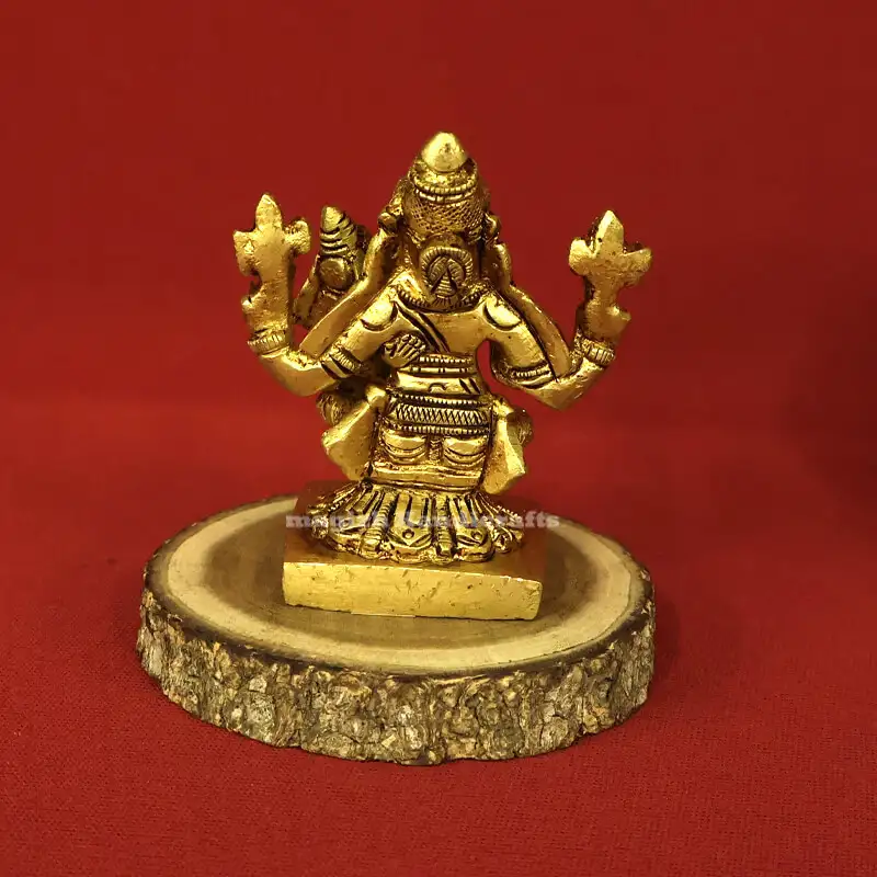 Brass Sitting Lakshmi Hayagriva idols - image 3